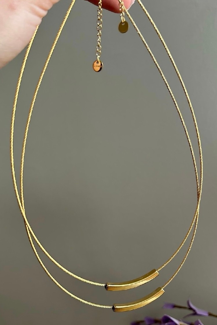 Gold Zincir Kolye | Lina Aksesuar