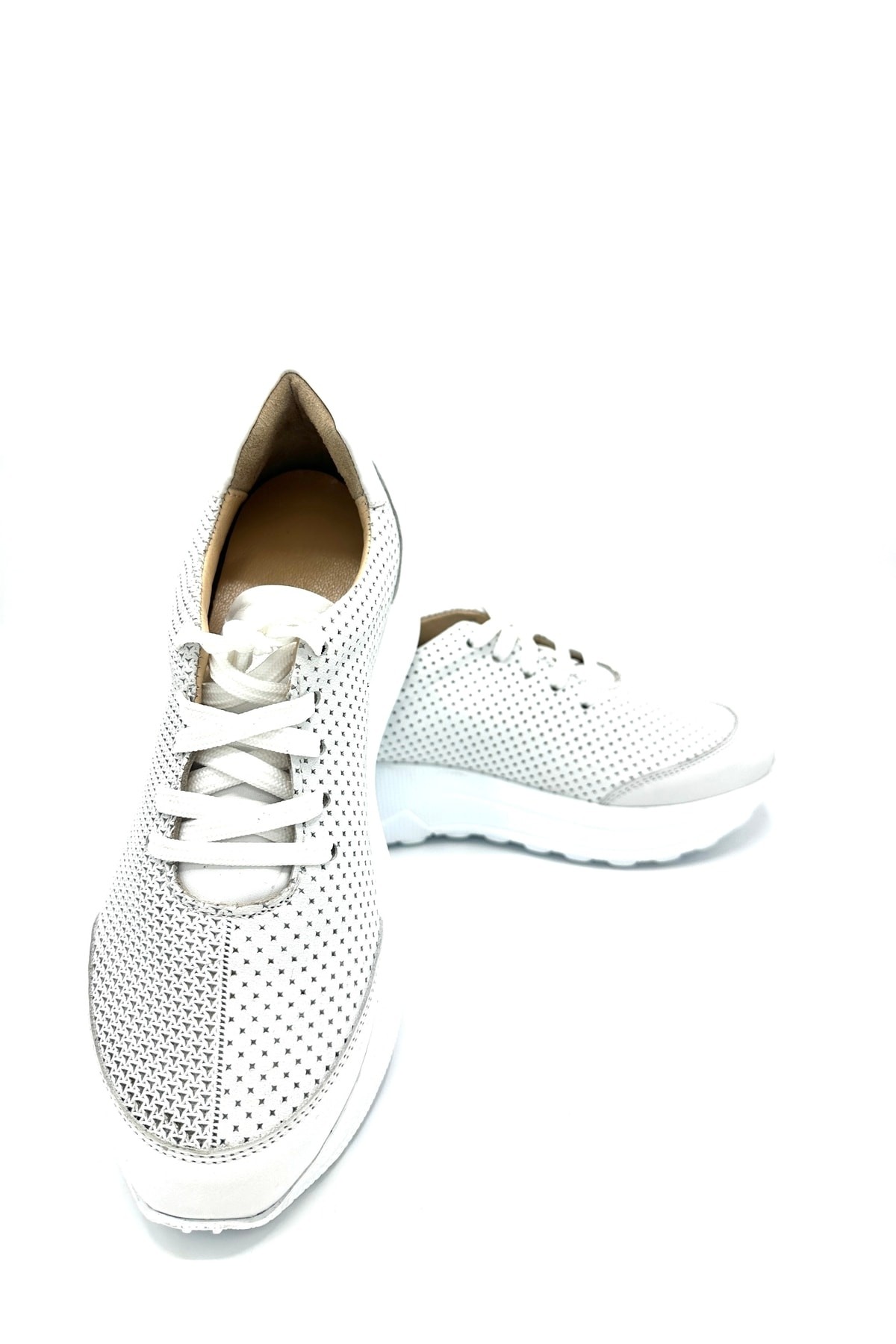 Air Kadın Hakiki Deri Spor Ayakkabı - Beyaz