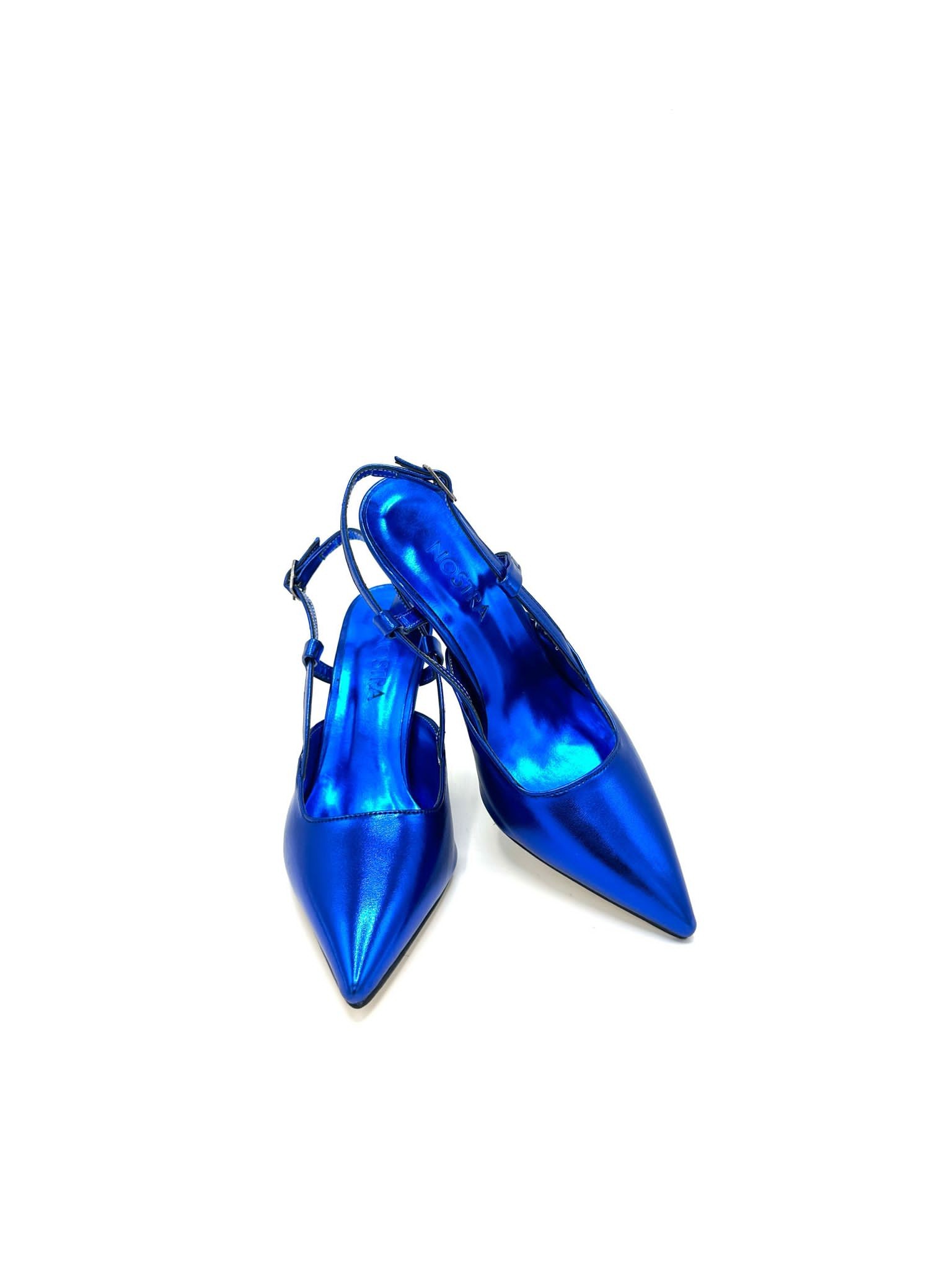 Emily Kadın Topuklu Ayakkabı - saks mavisi