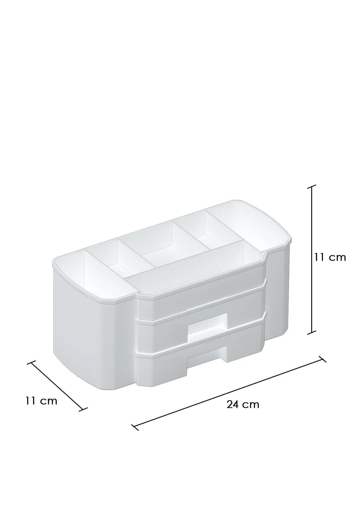 Lotus Makyaj Organizer Seti 3 Adet Organizer Kozmetik Düzenleme Kutuları