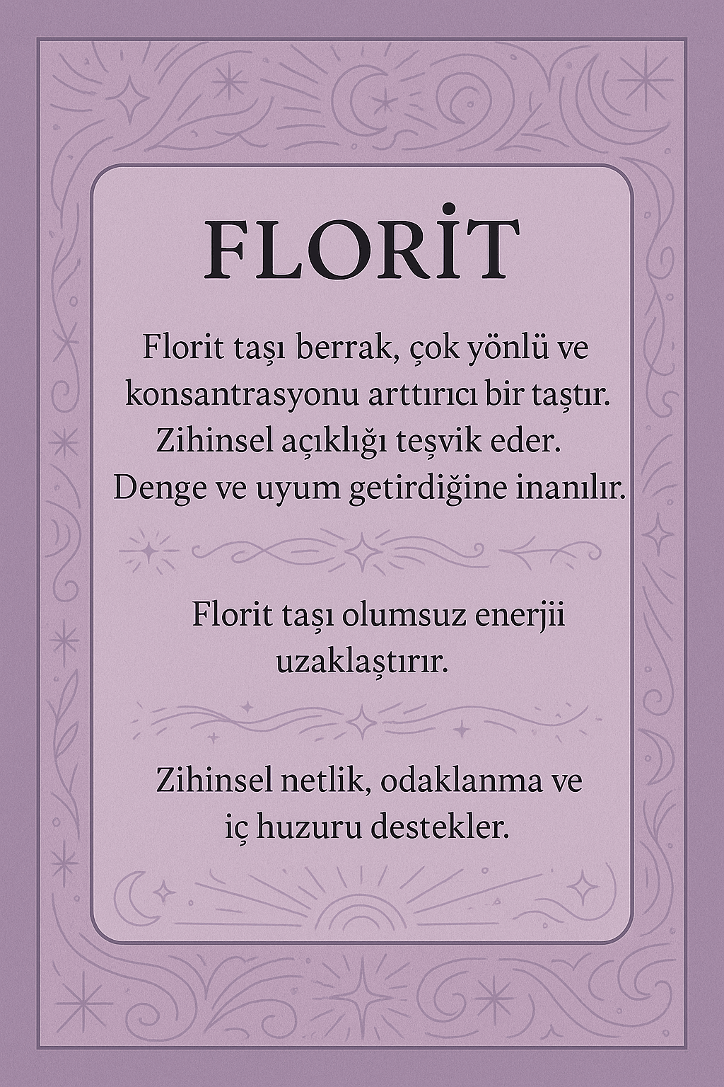 Florit Bileklik %100 Garantili Koleksiyonluk Özel Seçilmiş