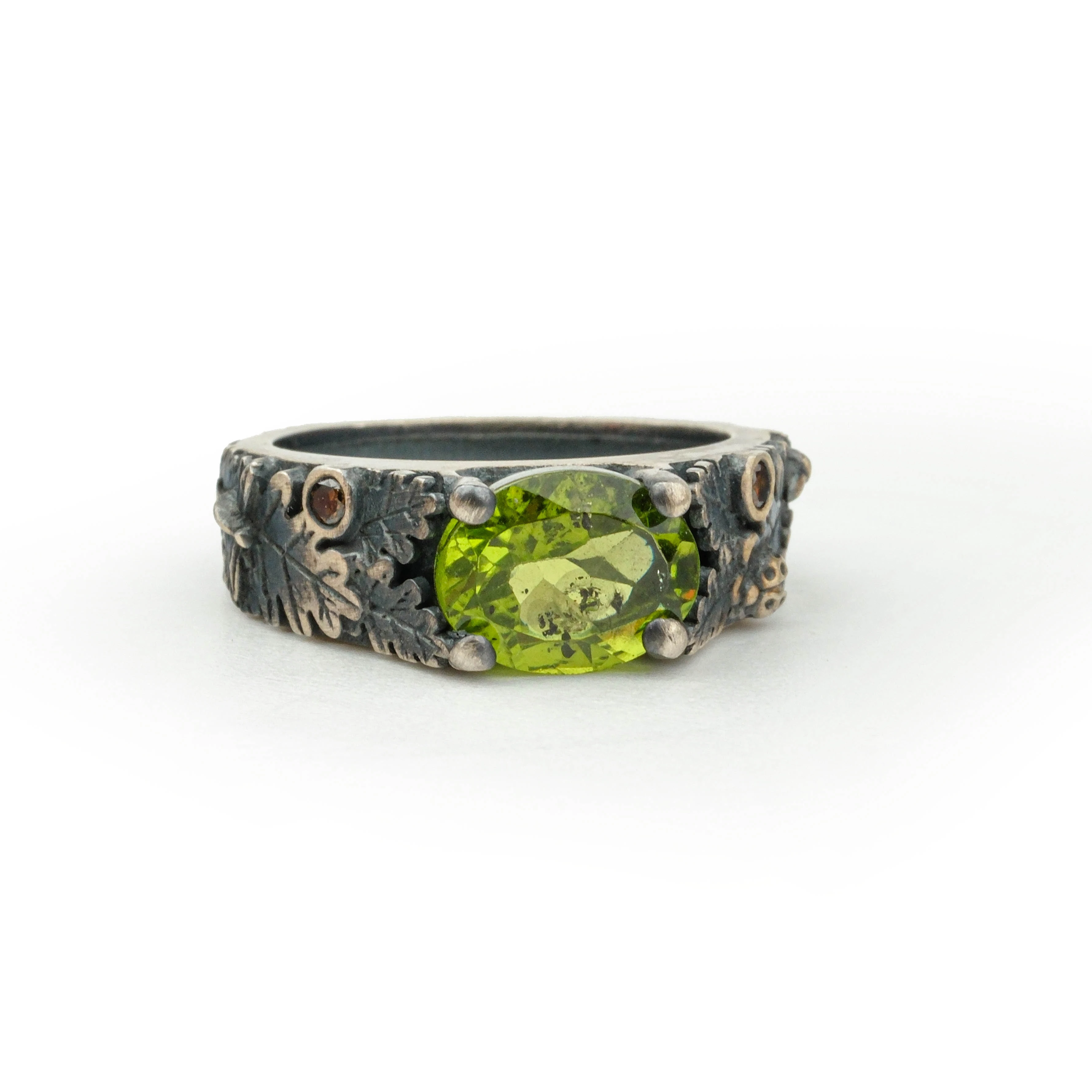 Zeberced Özel 3D Tasarım Kadın Yüzük 925 Ayar Gümüş