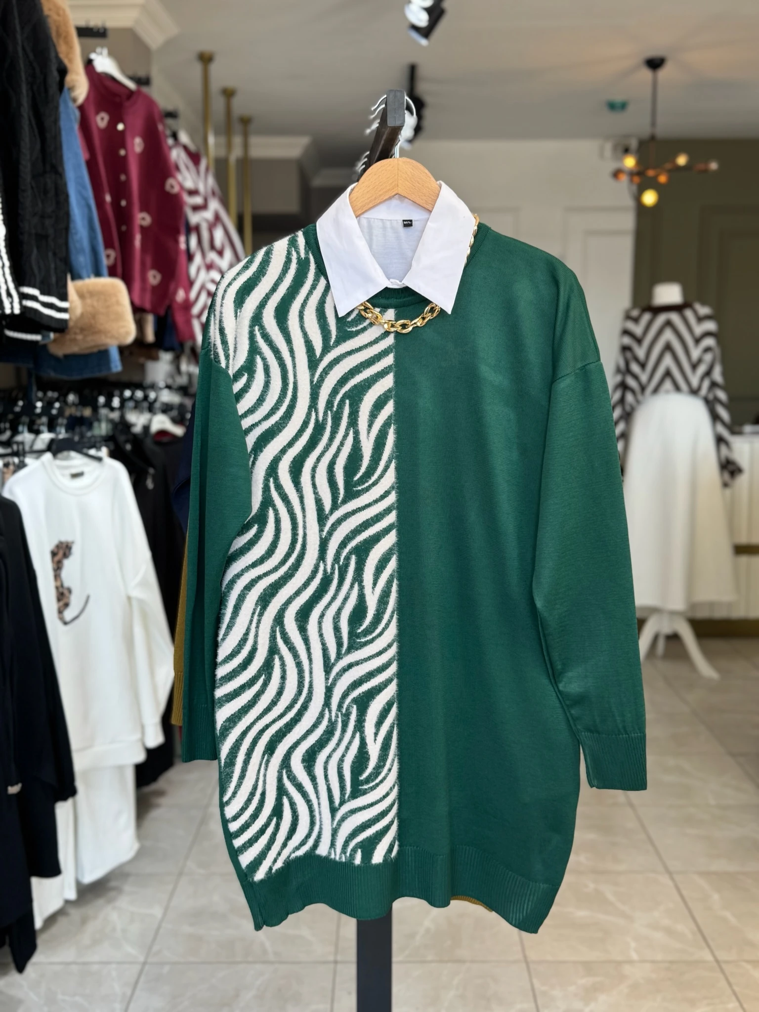 Zerda Tunik Zümrüt 