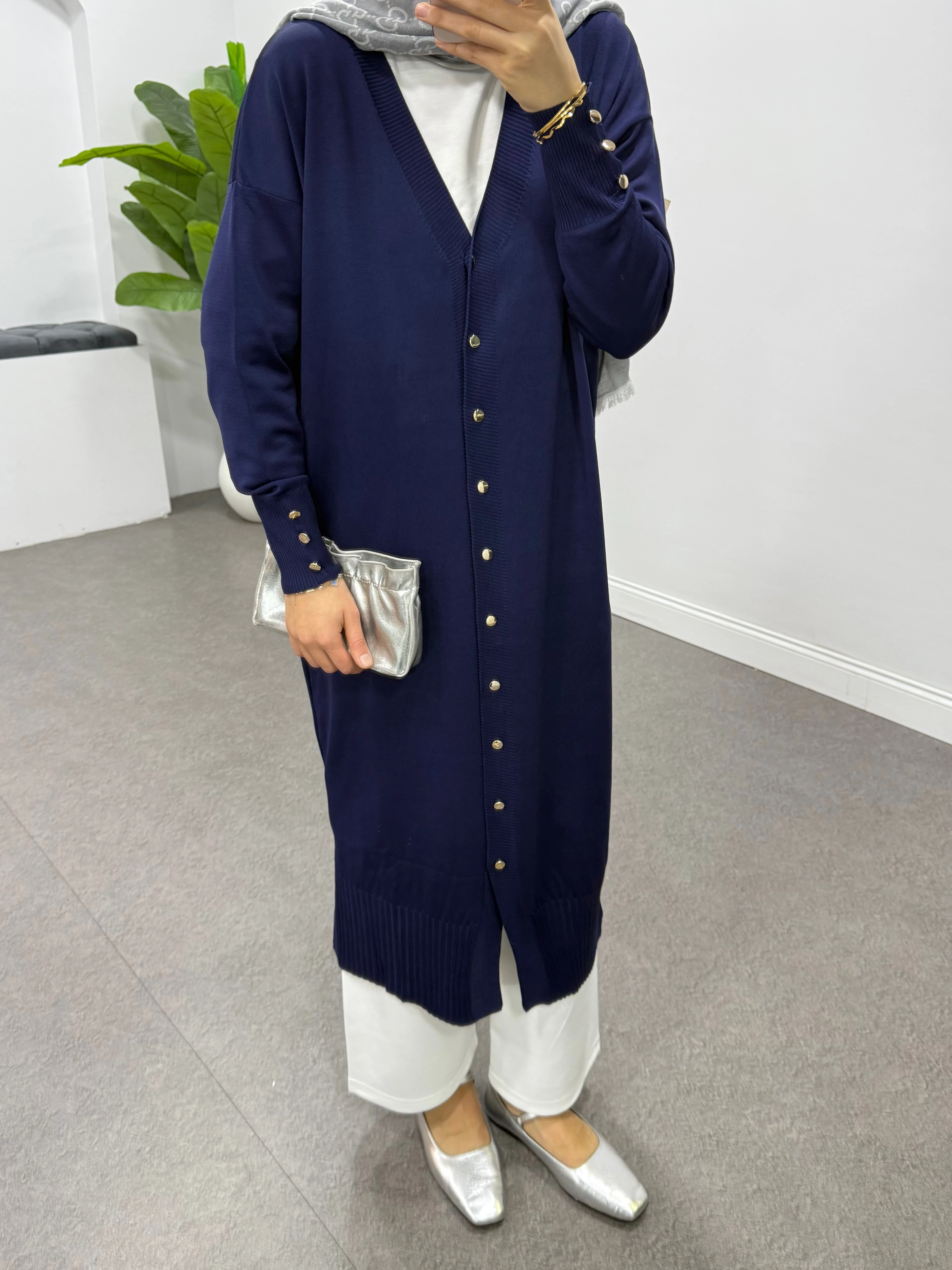 Sedef Hırka Lacivert 