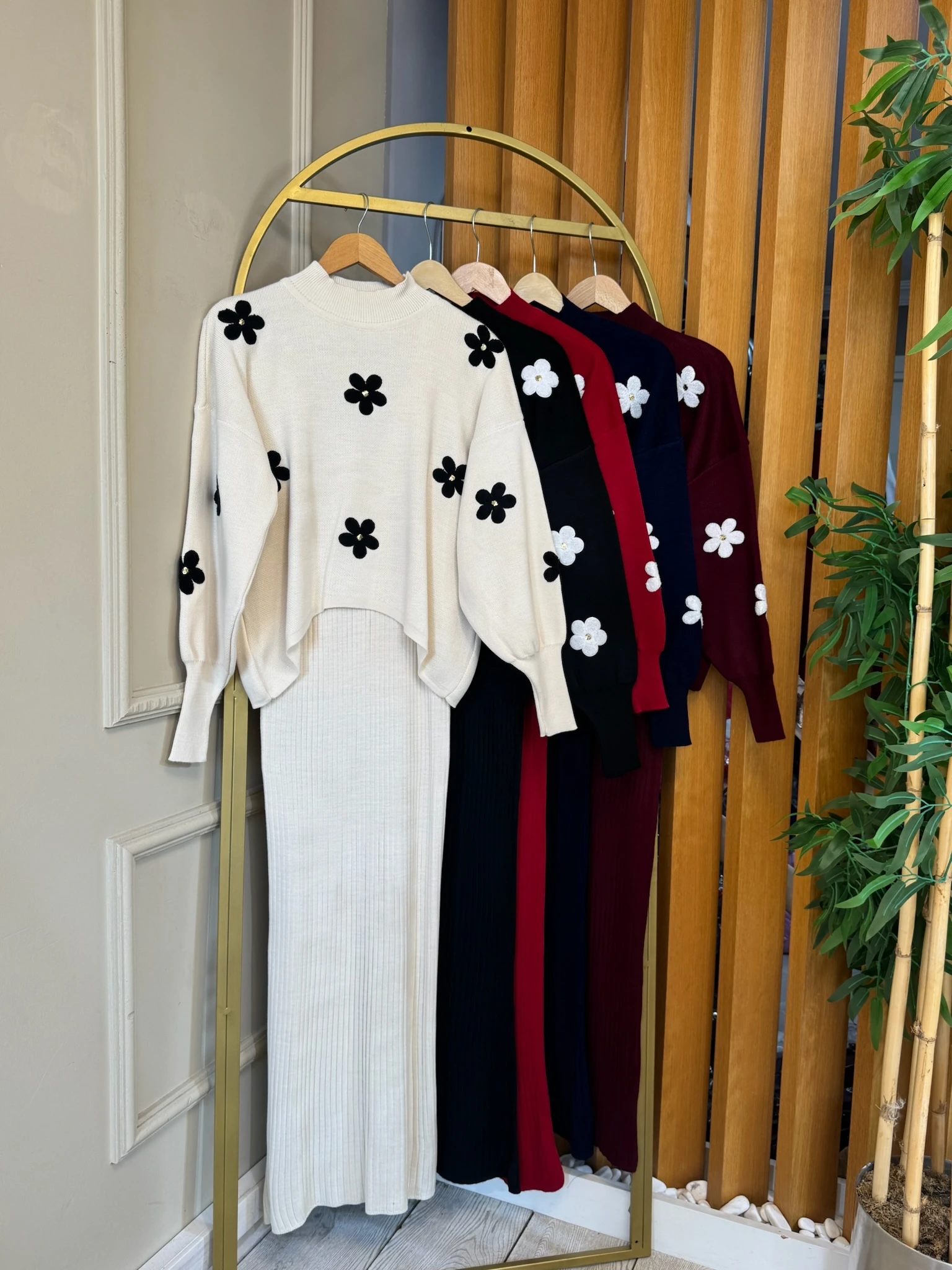 Papatya Takım Beyaz