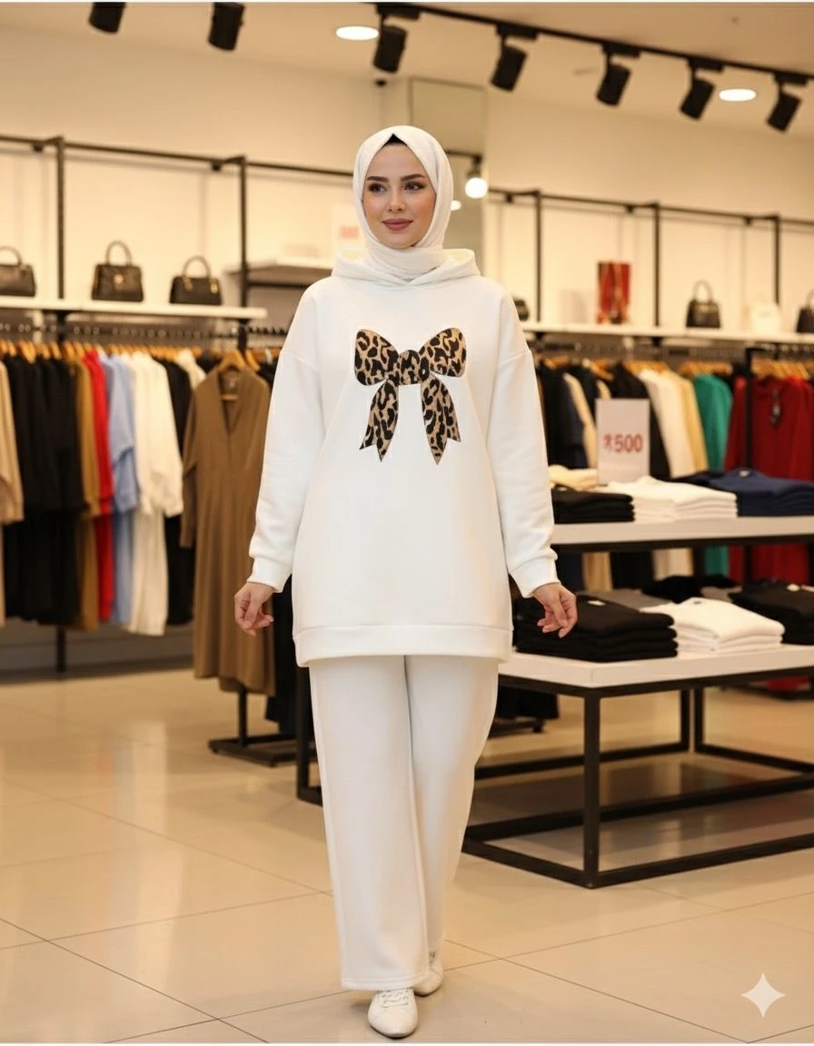 Kurdele Takım Beyaz