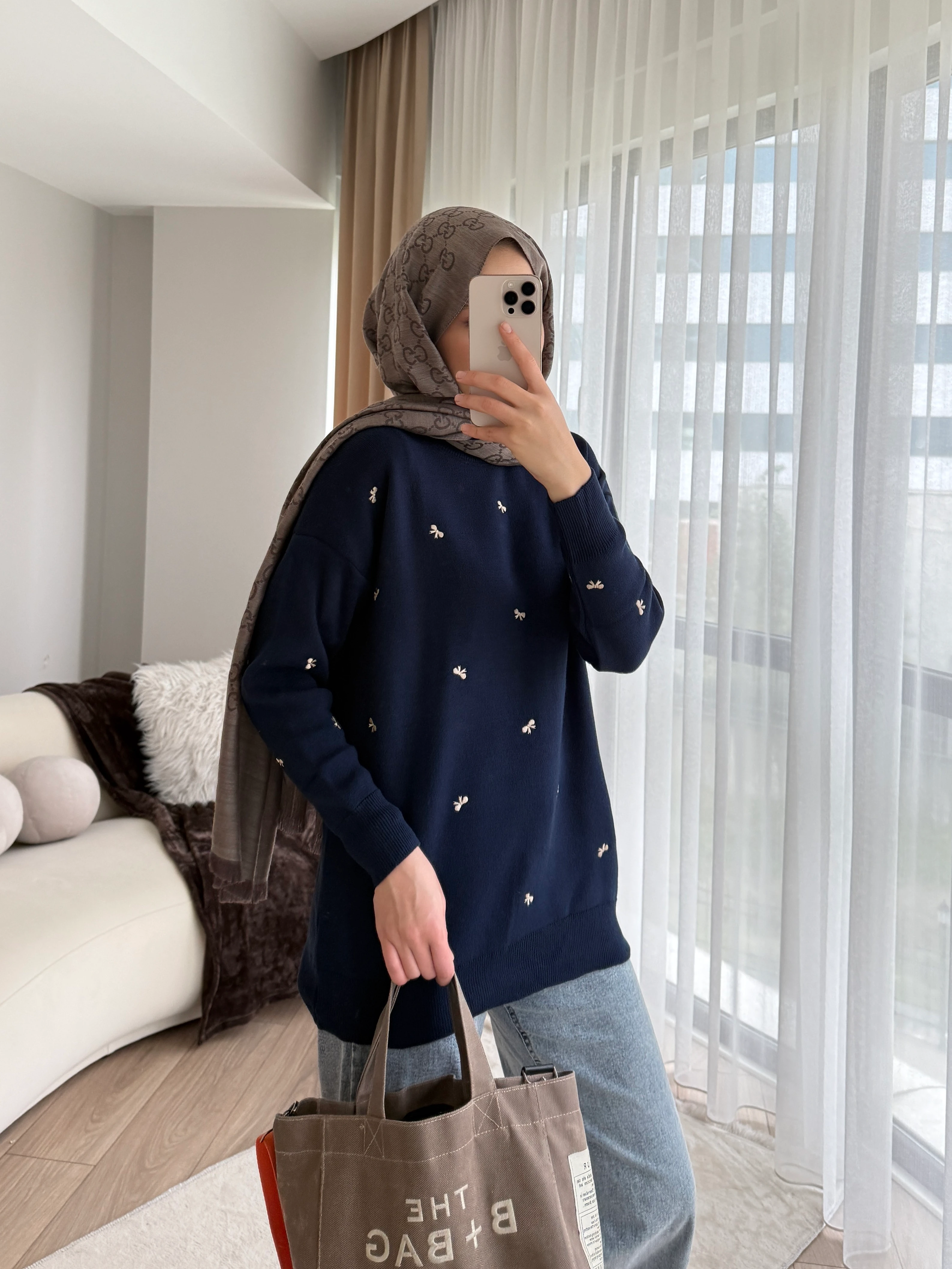 Eylem Tunik Lacivert 