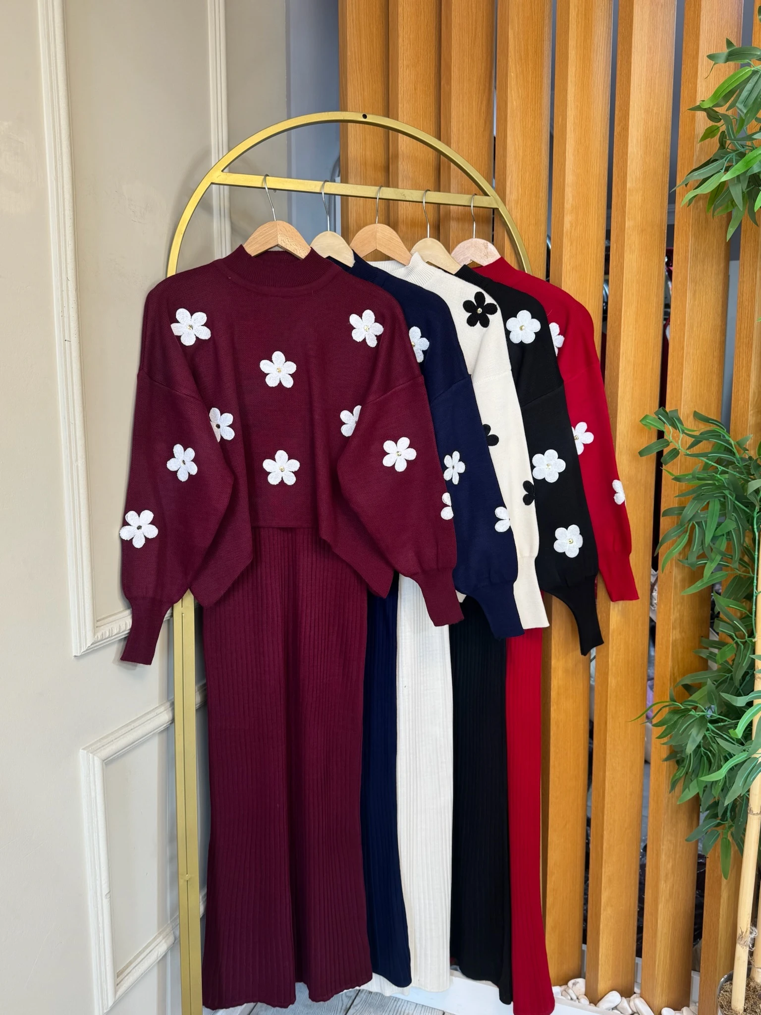 Papatya Takım Bordo 