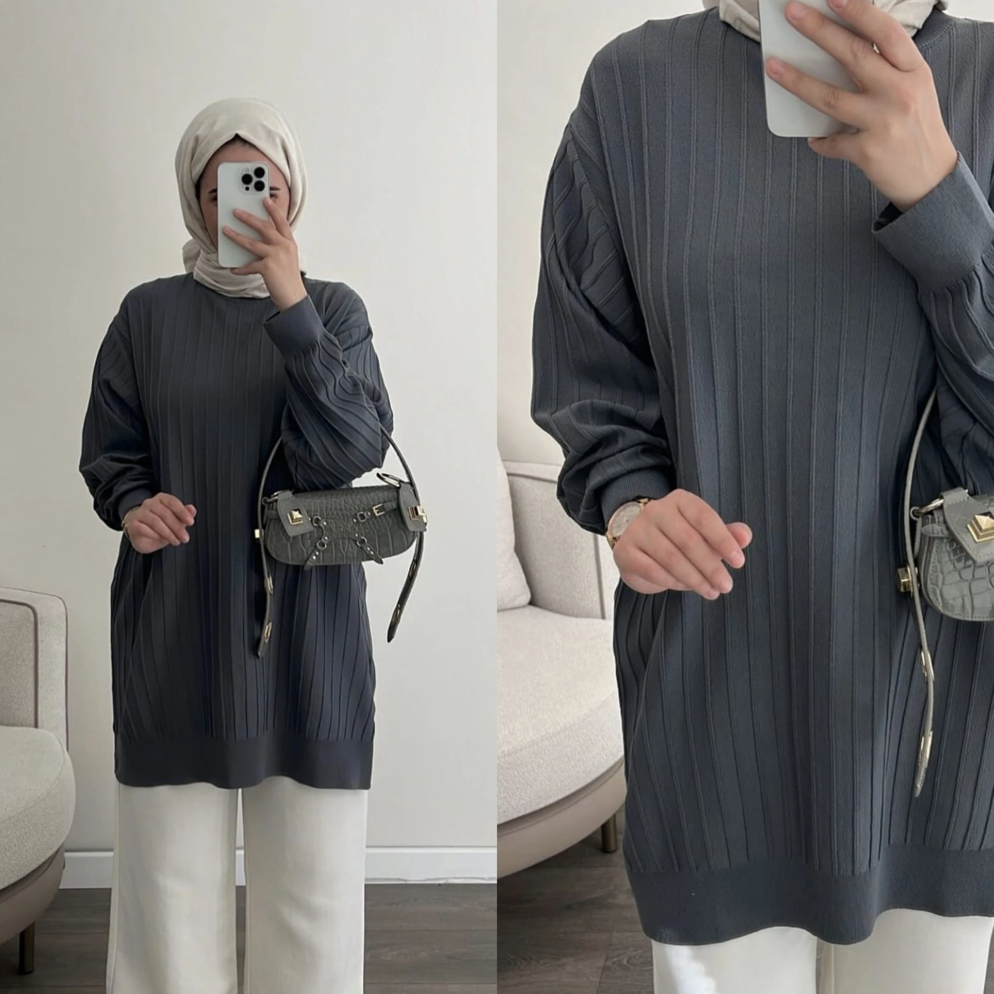 Seher Tunik Antrasit