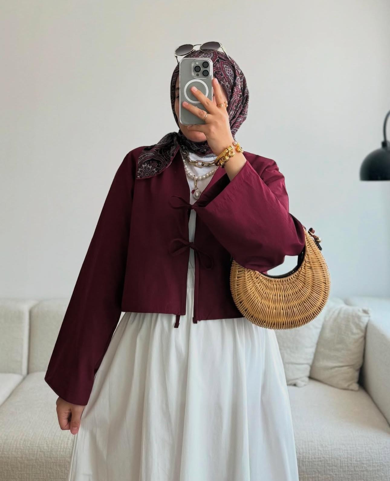 Bordo Melek Gömlek