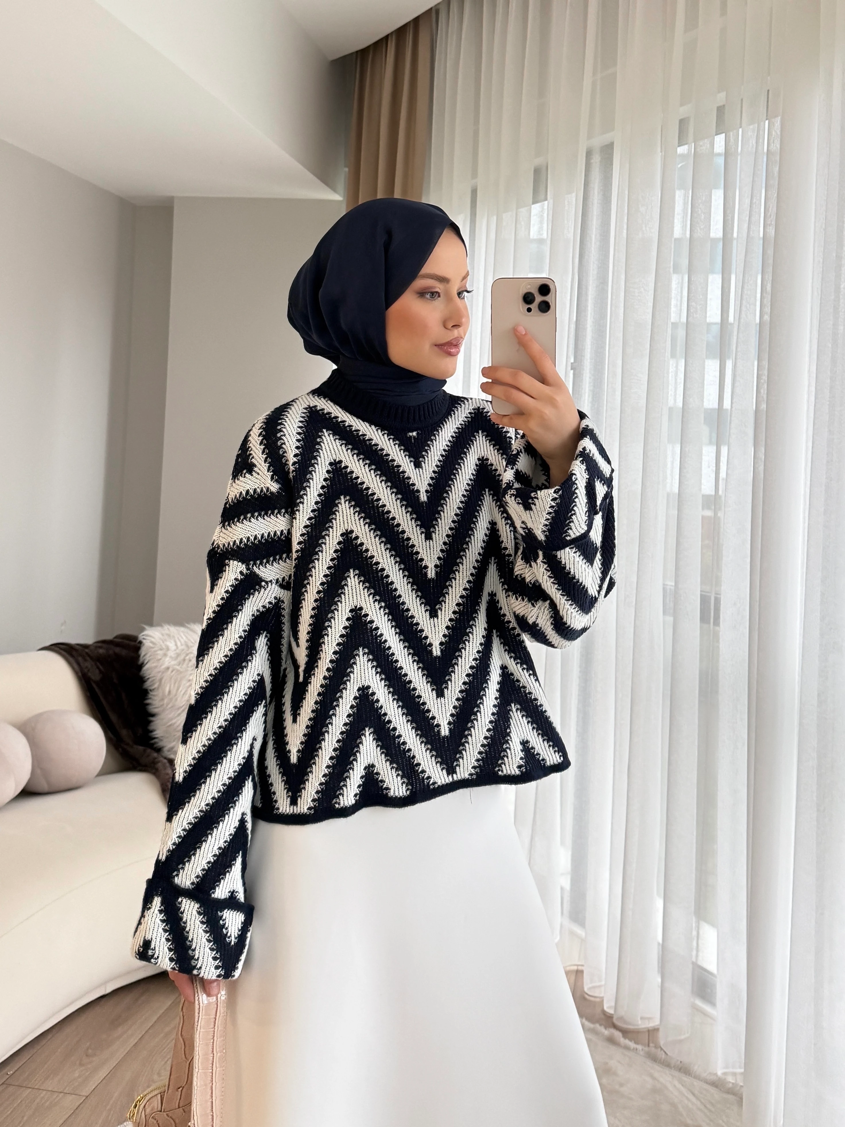 Zambak Kazak Lacivert 