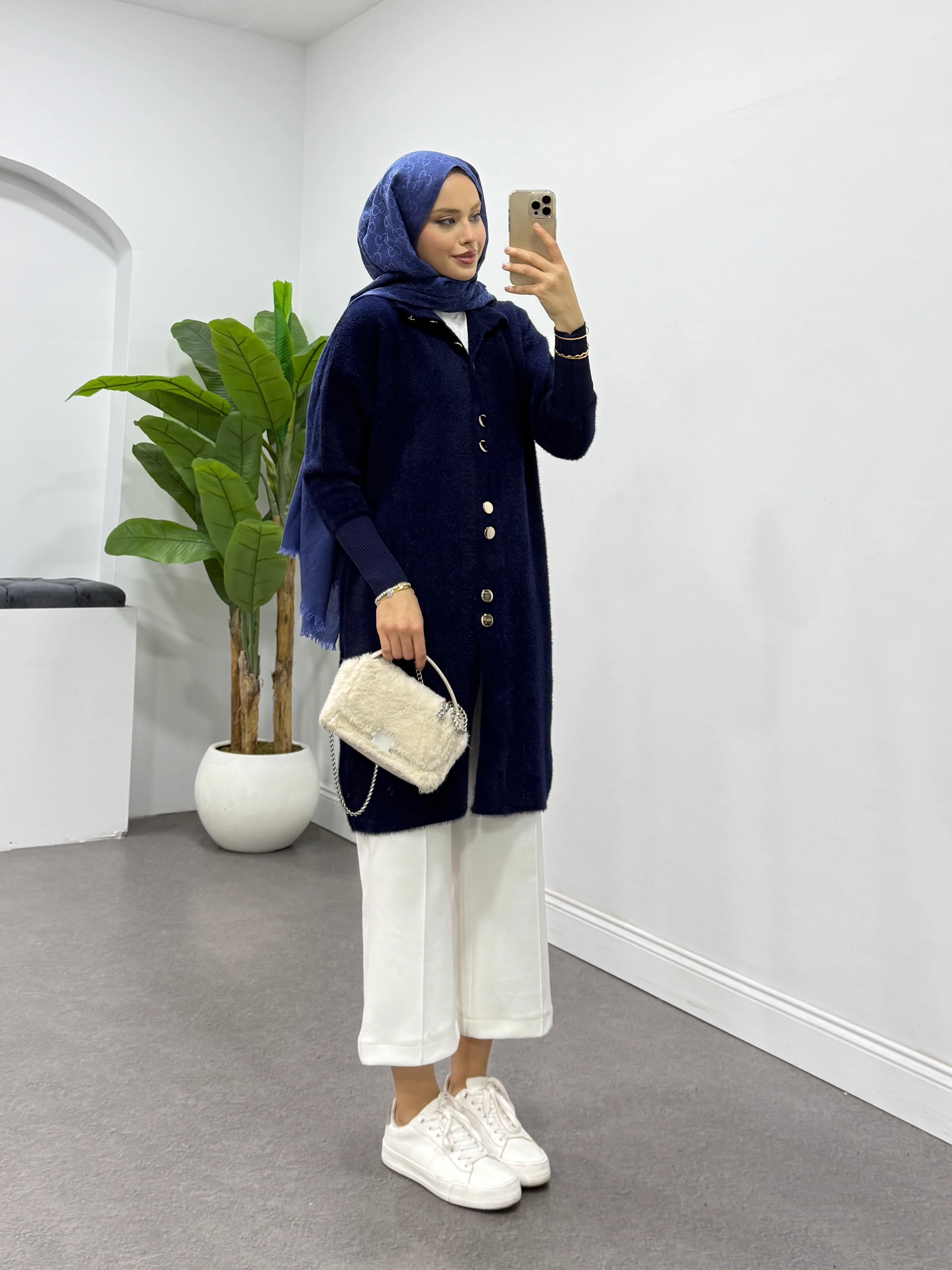 Nuray Ceket Lacivert