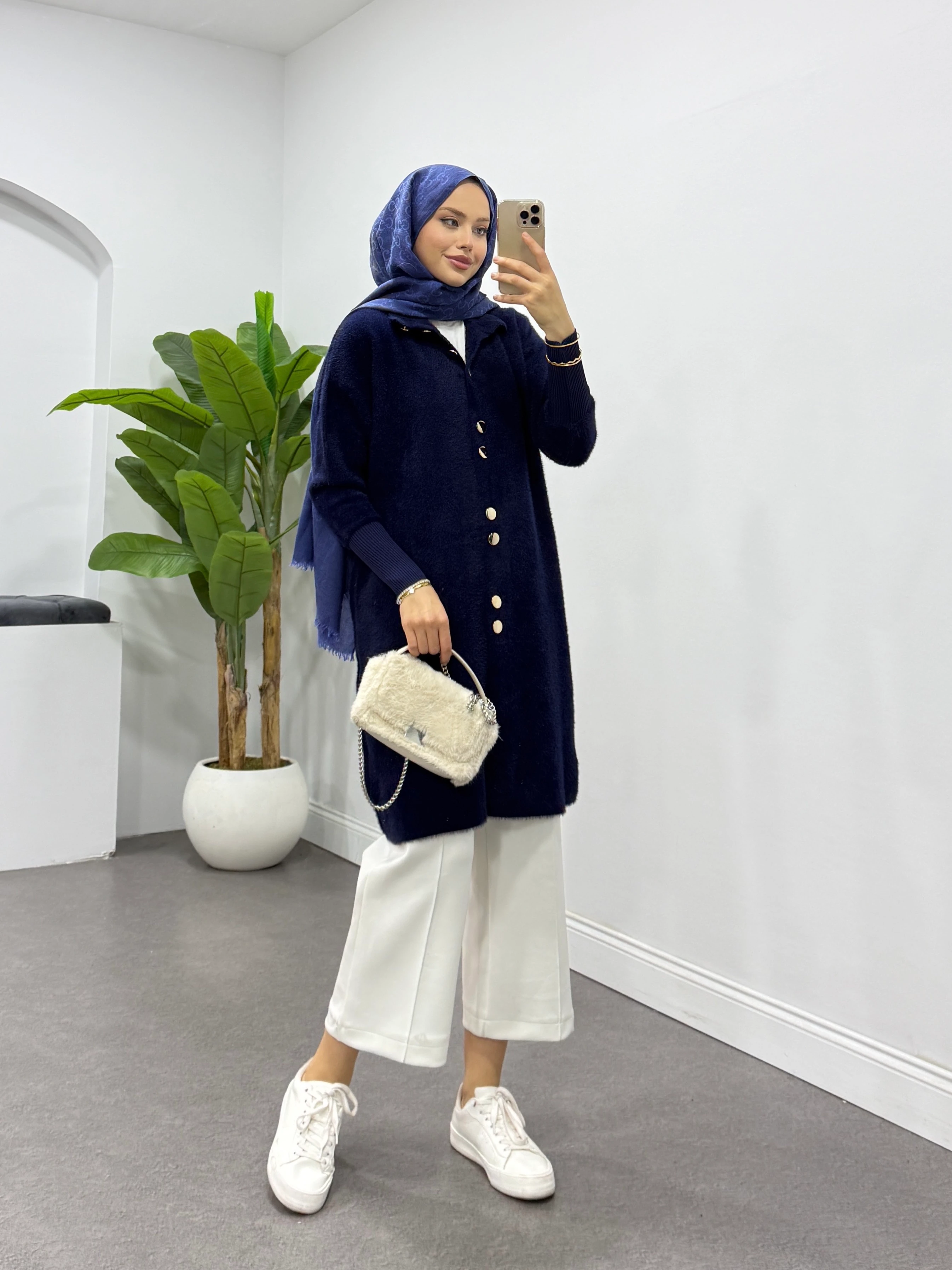 Nuray Ceket Lacivert