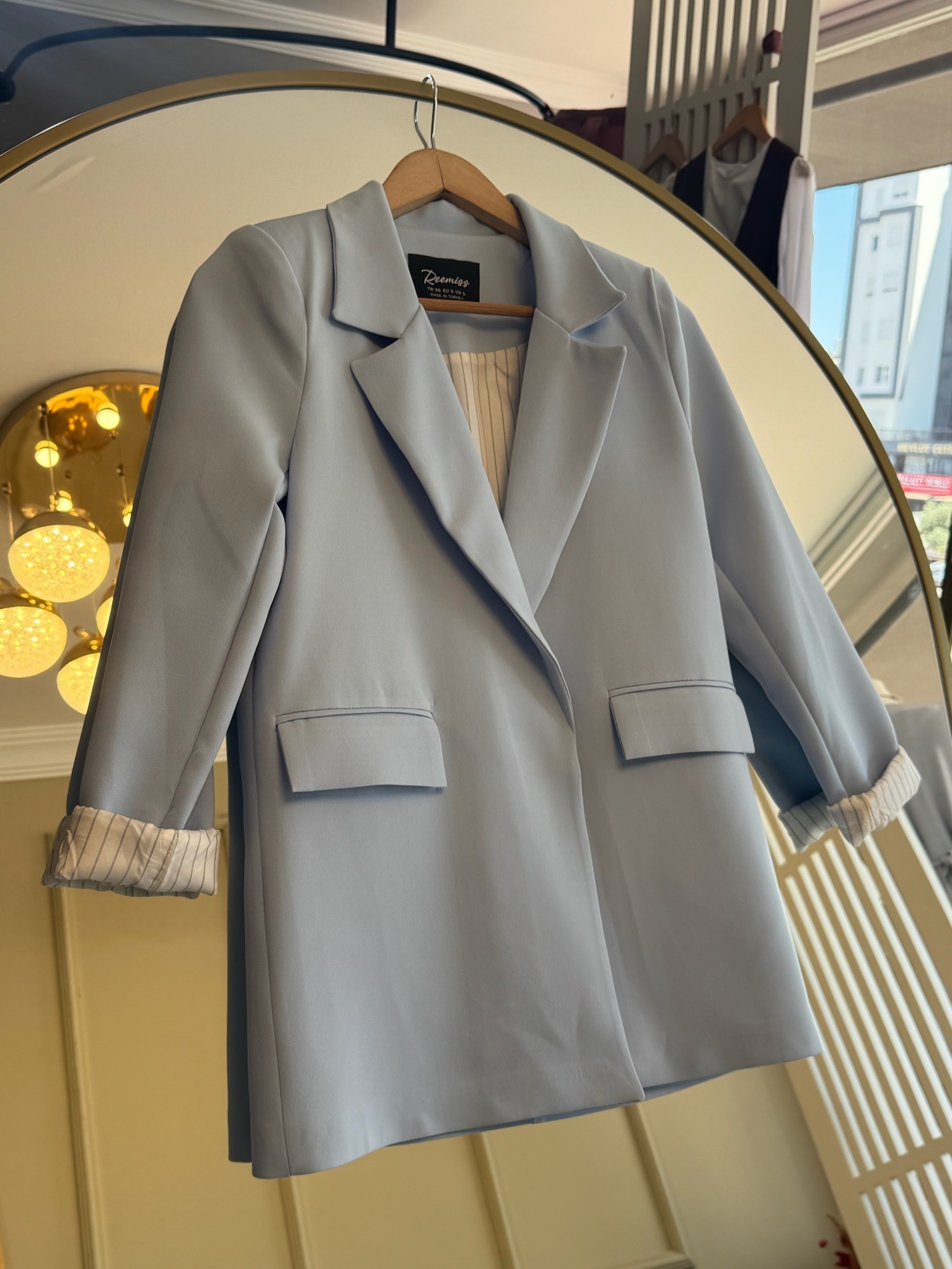 Mavi Blazer Ceket