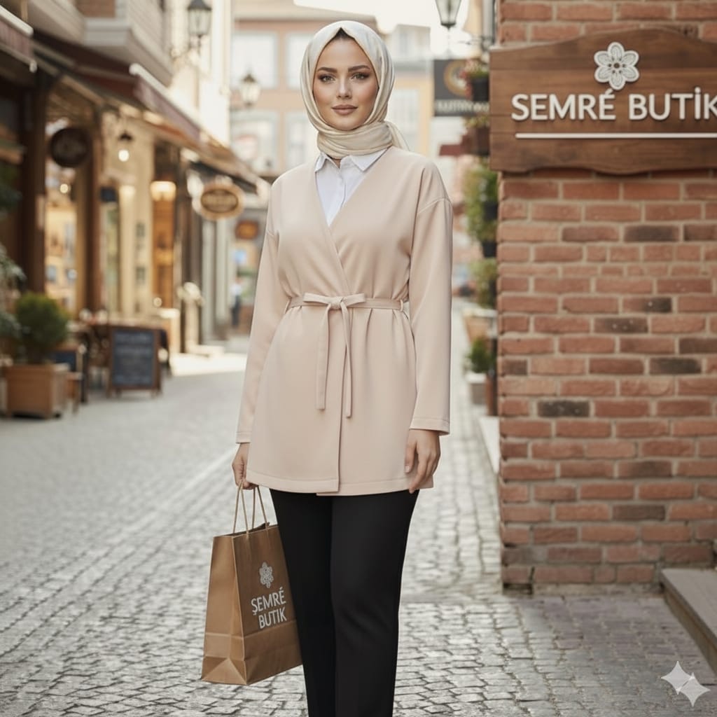 Sümbül Kimono Krem 