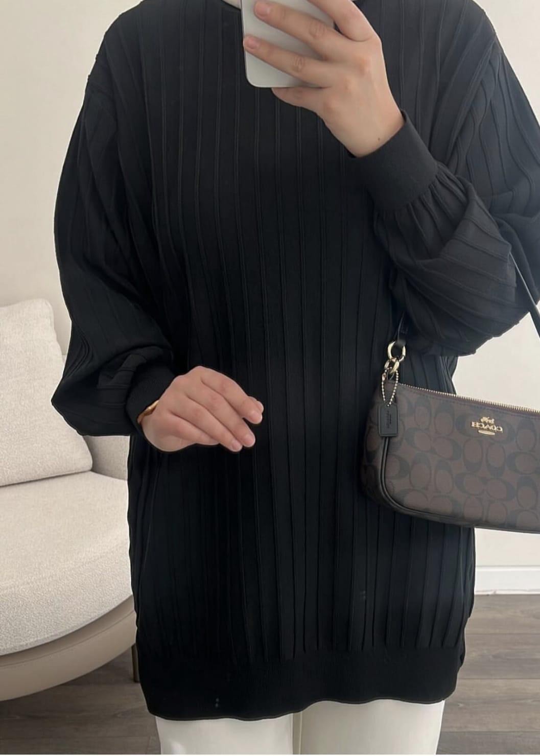 Siyah Neva Tunik 