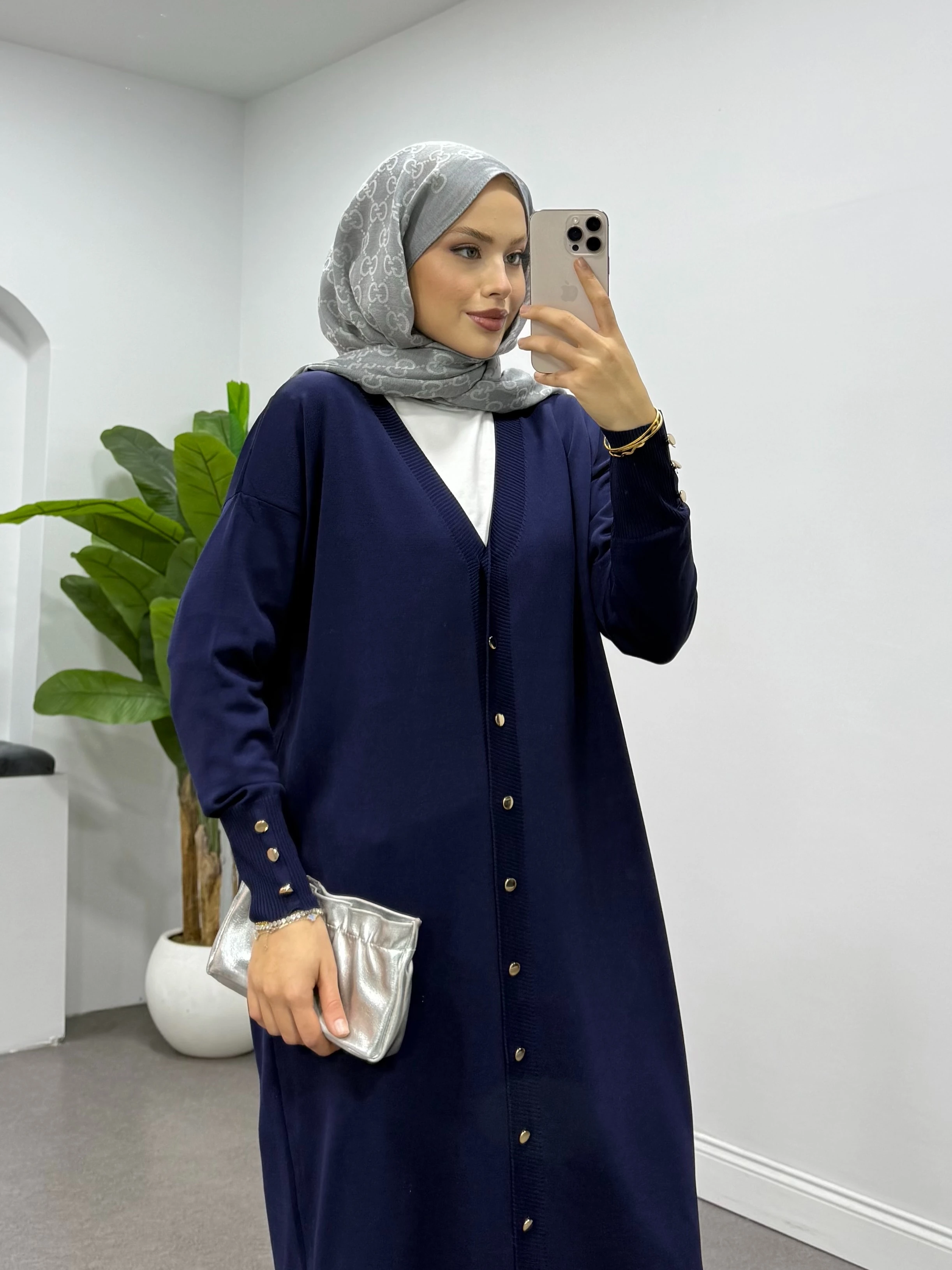 Sedef Hırka Lacivert 