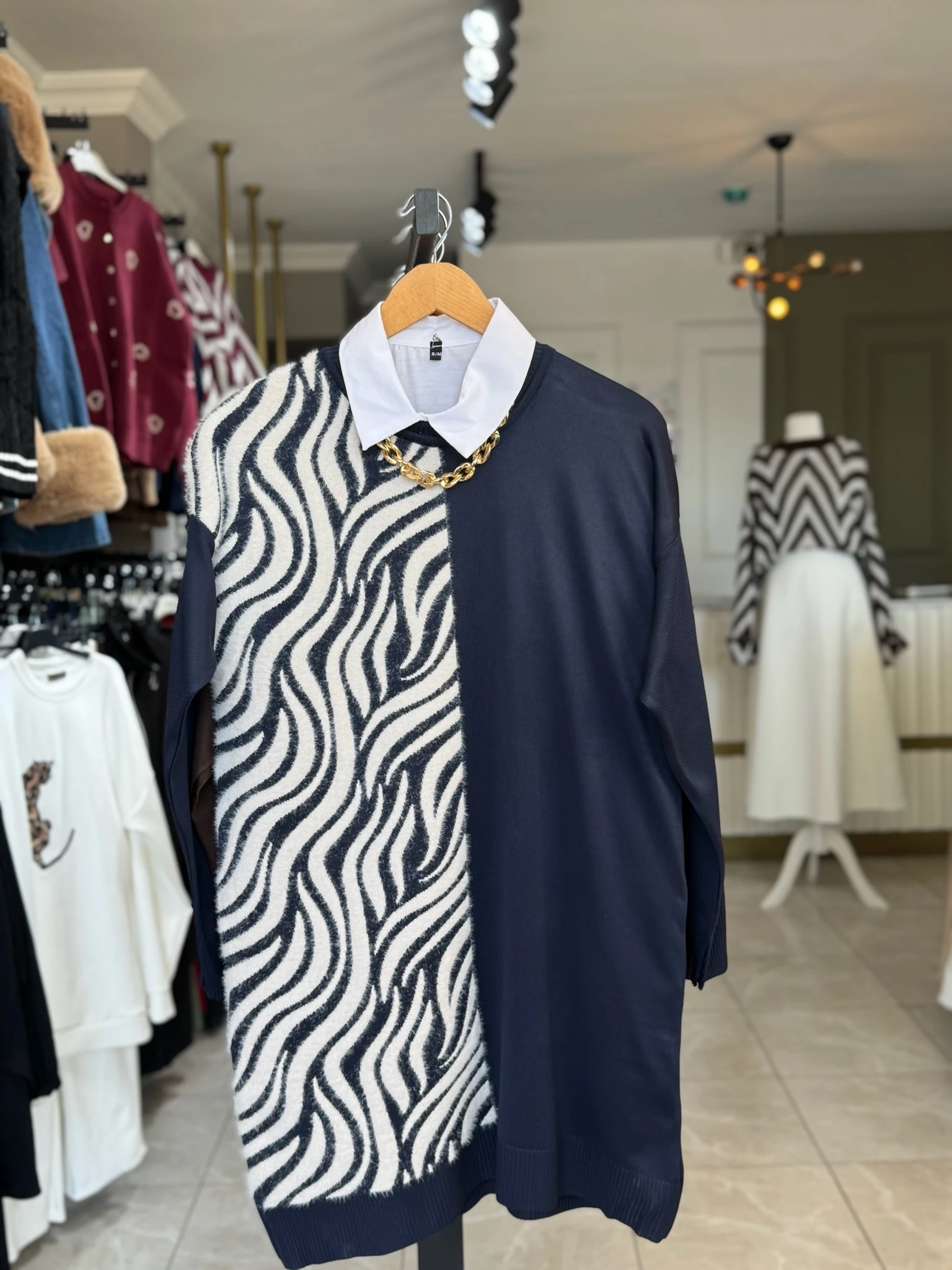 Zerda Tunik Lacivert 