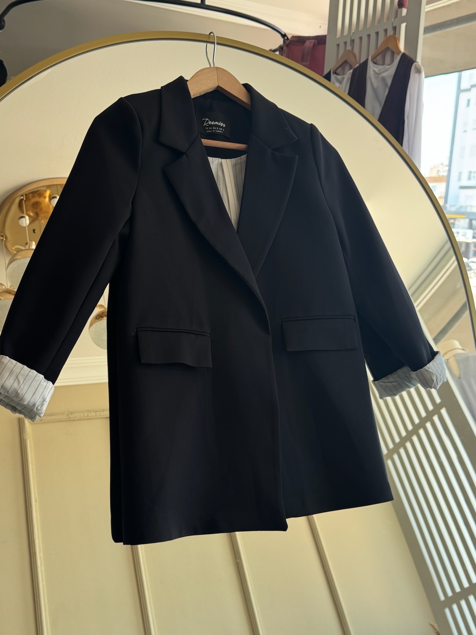 Siyah Blazer Cekey