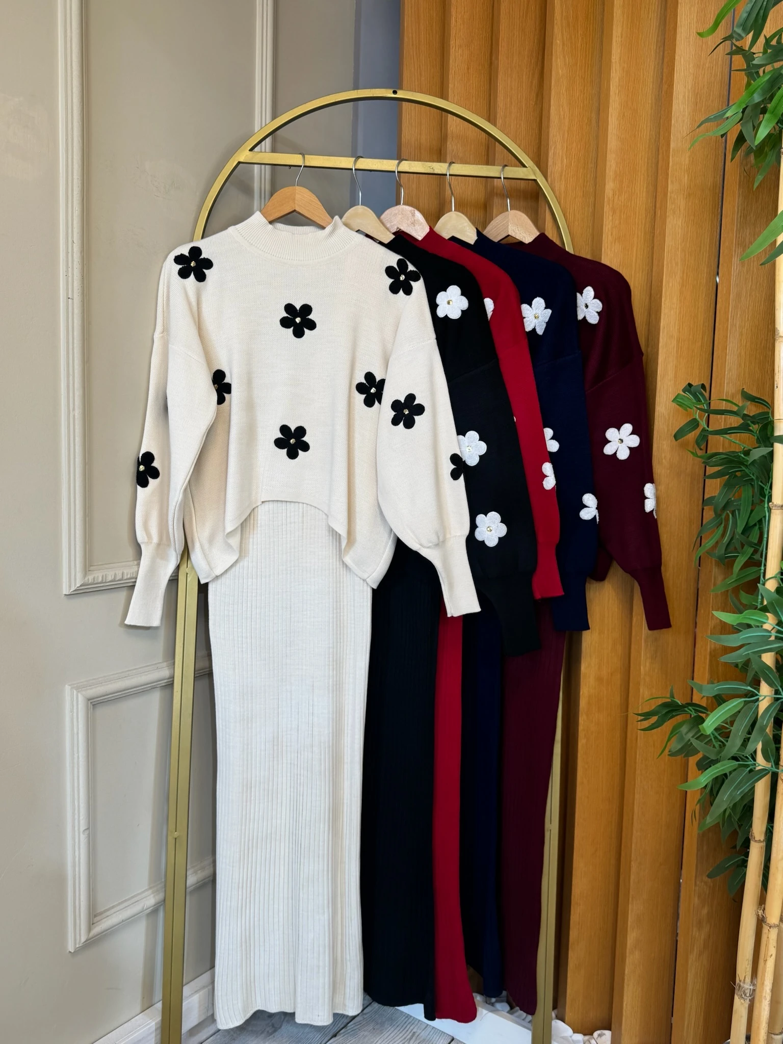 Papatya Takım Beyaz