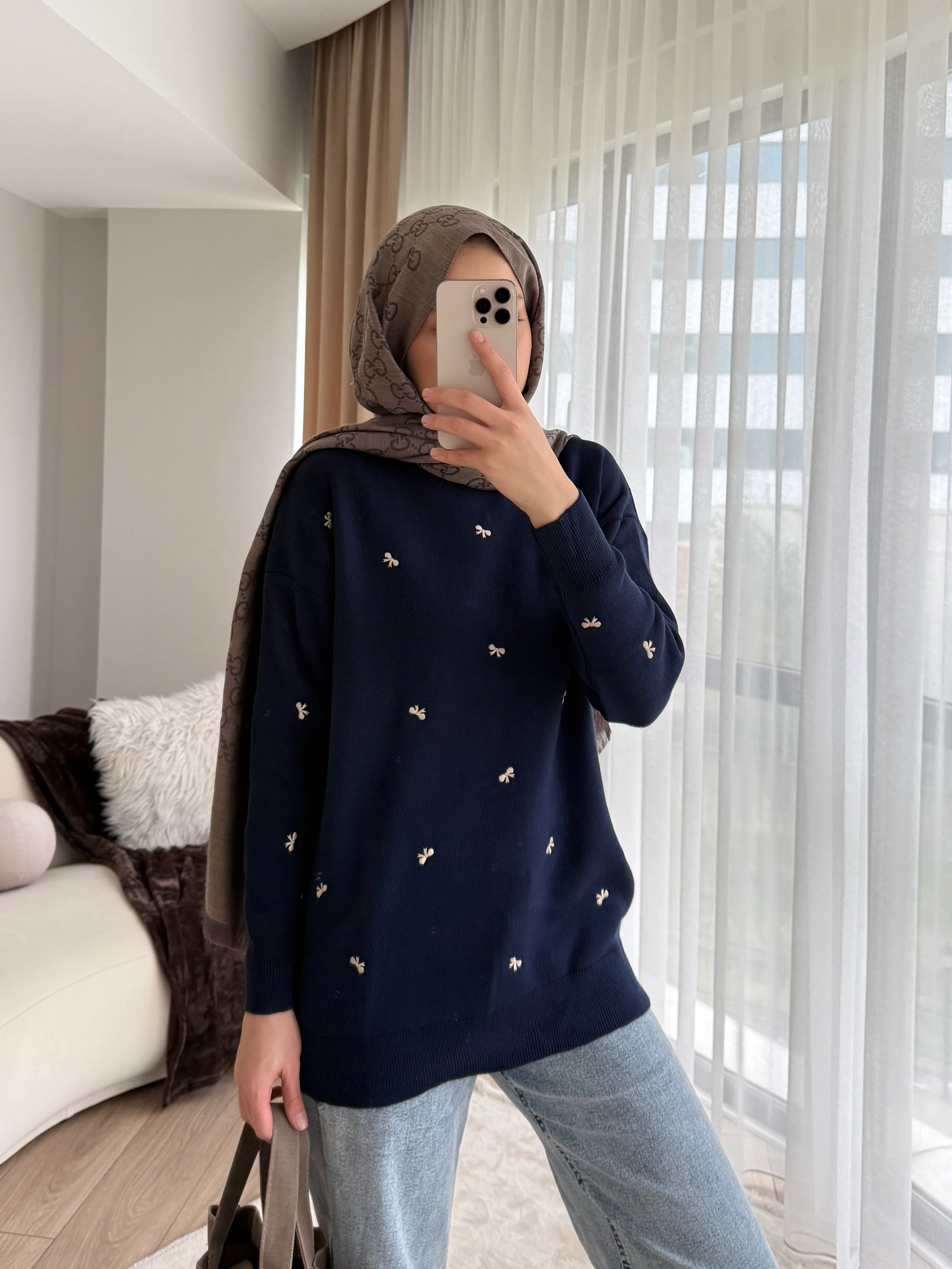 Eylem Tunik Lacivert 