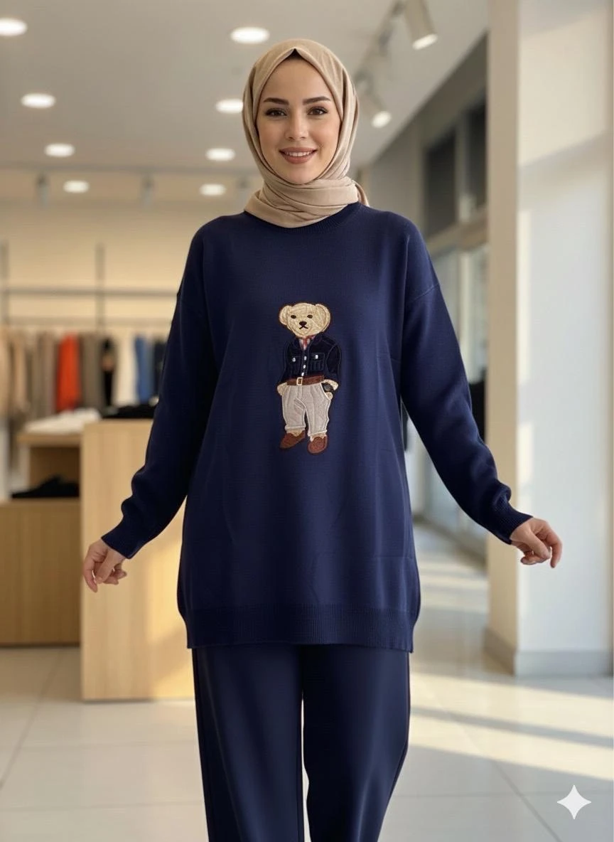 Teddy Kazak Lacivert 