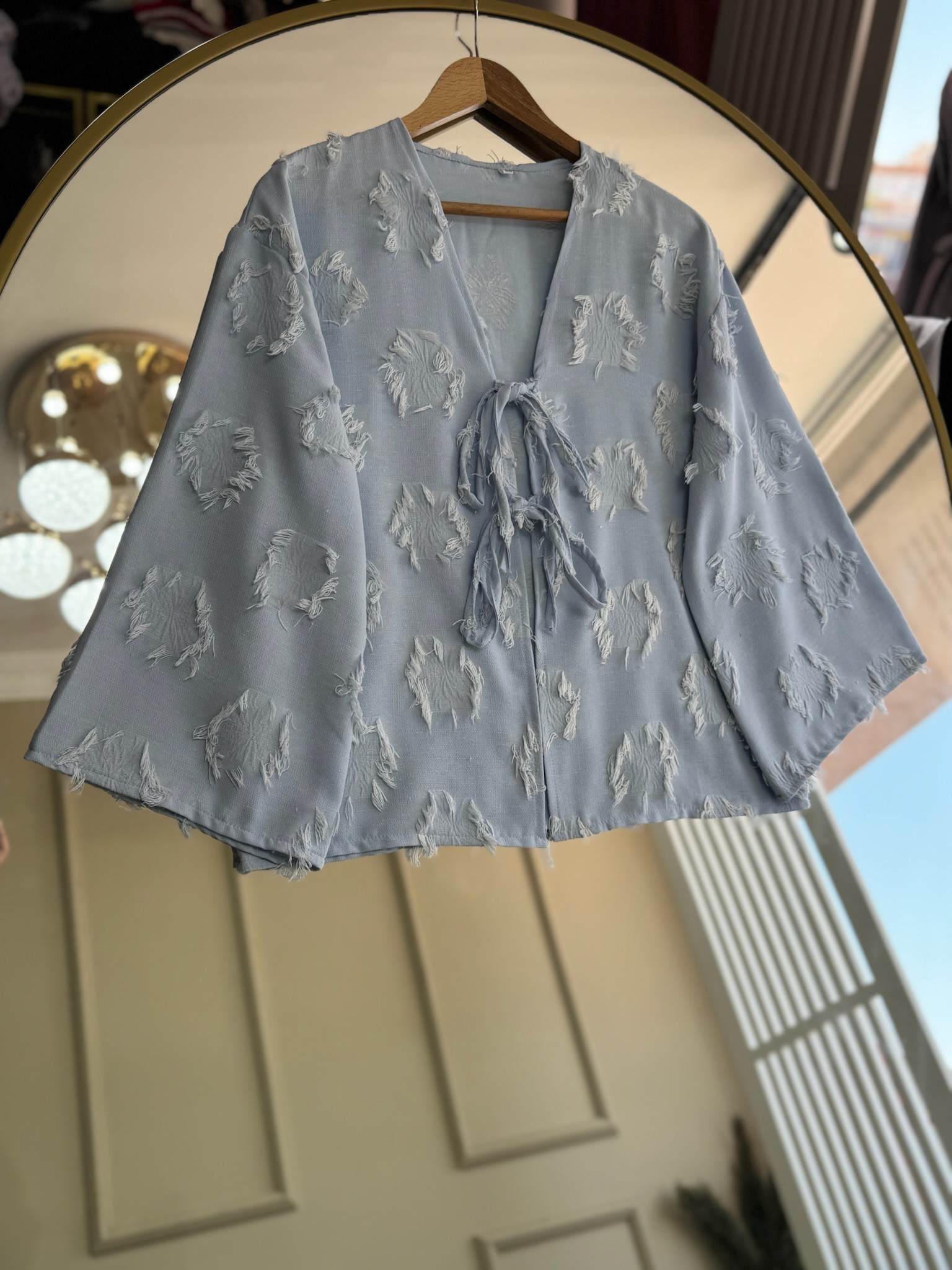 Çilek Kimono Mavi