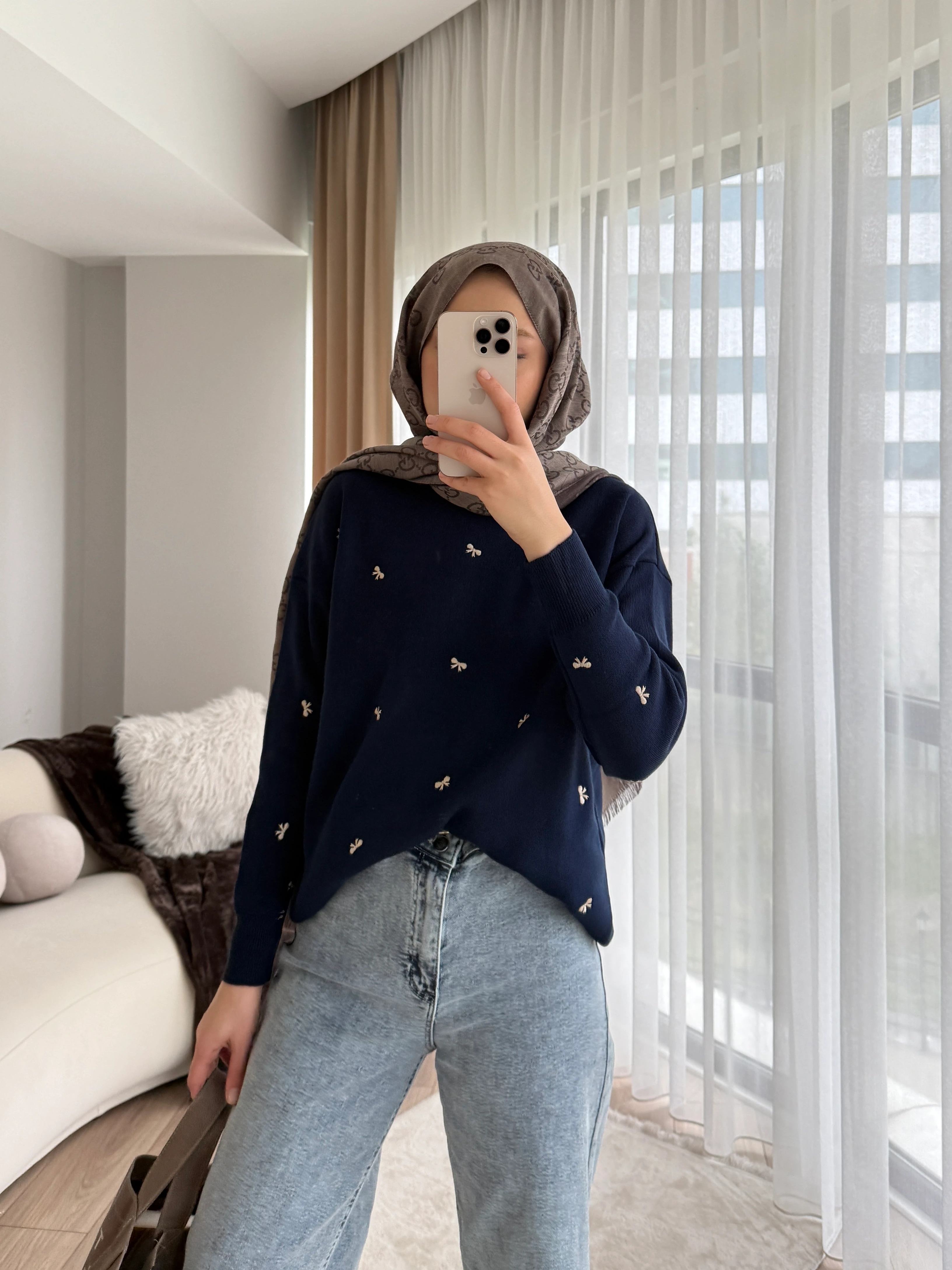 Eylem Tunik Lacivert 