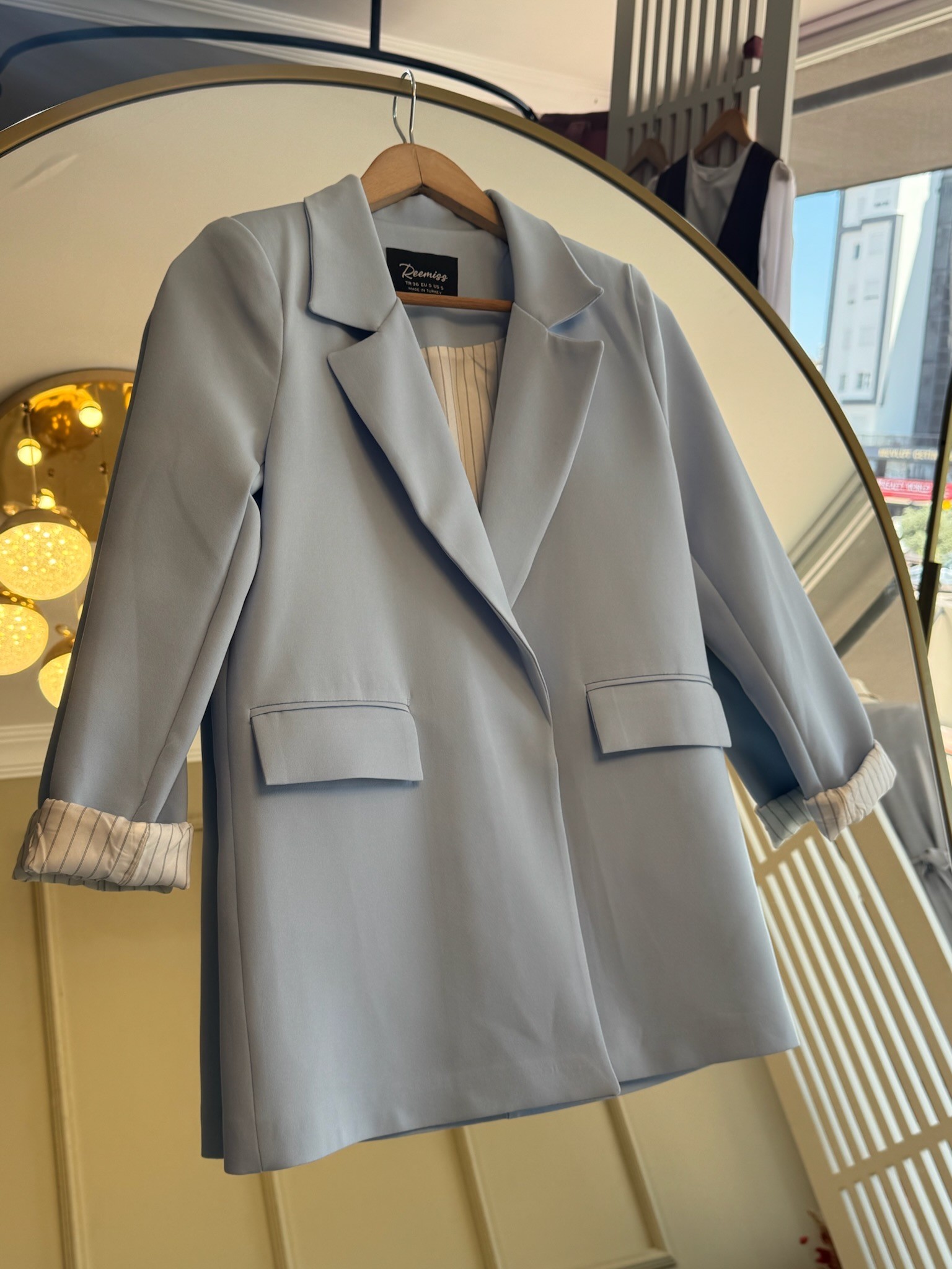 Mavi Blazer Ceket