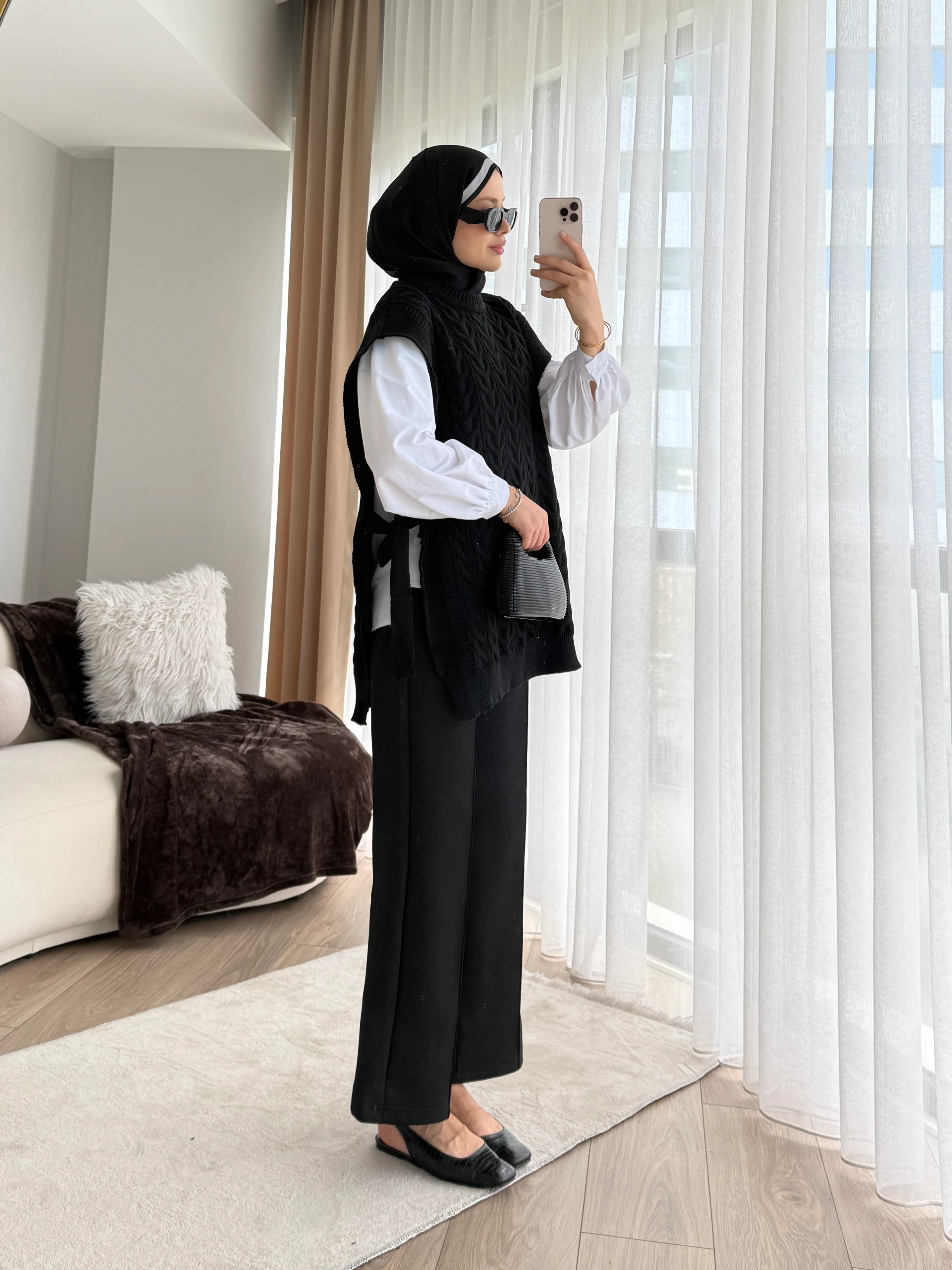 Özge Süveter Siyah 