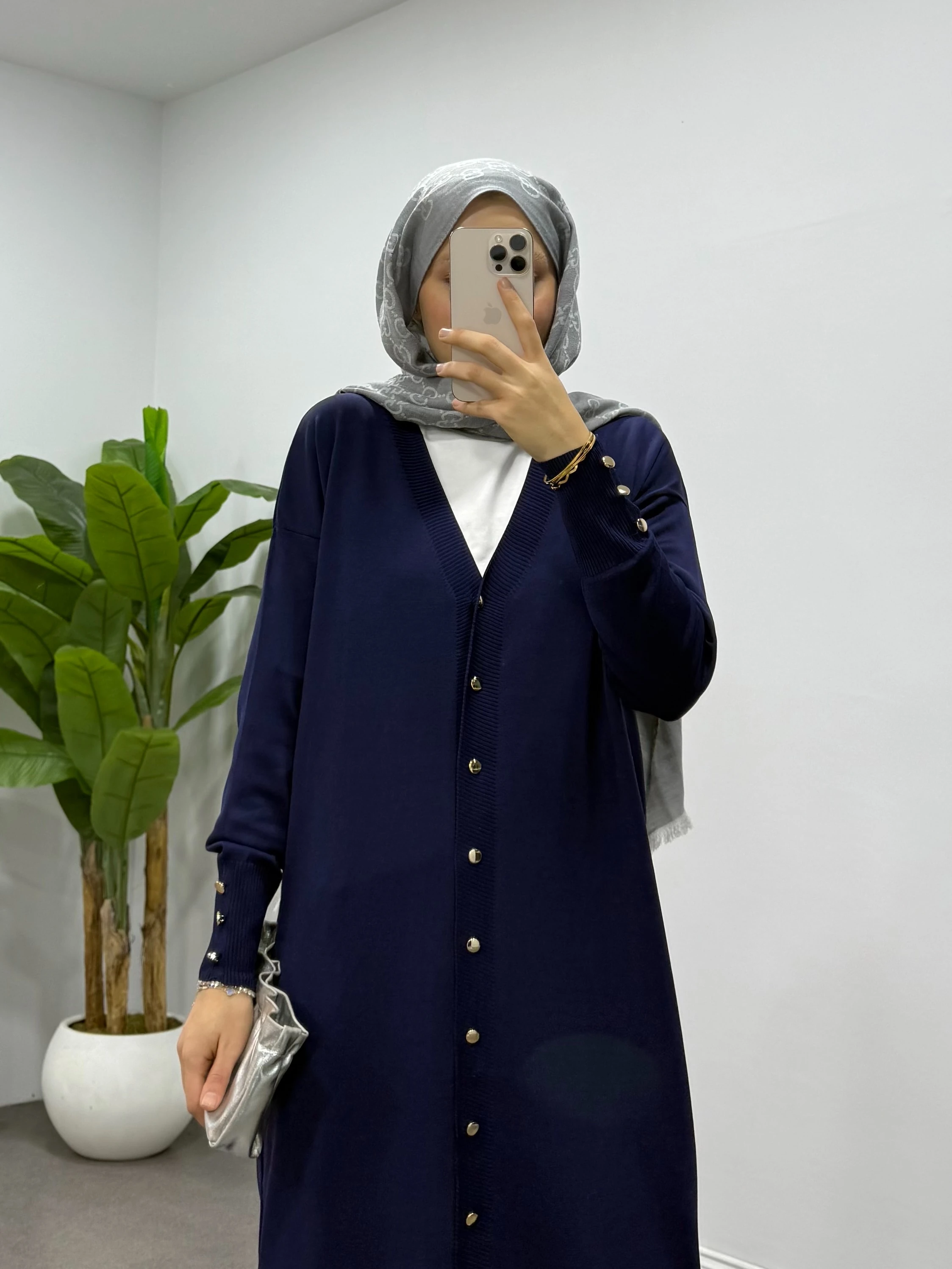 Sedef Hırka Lacivert 