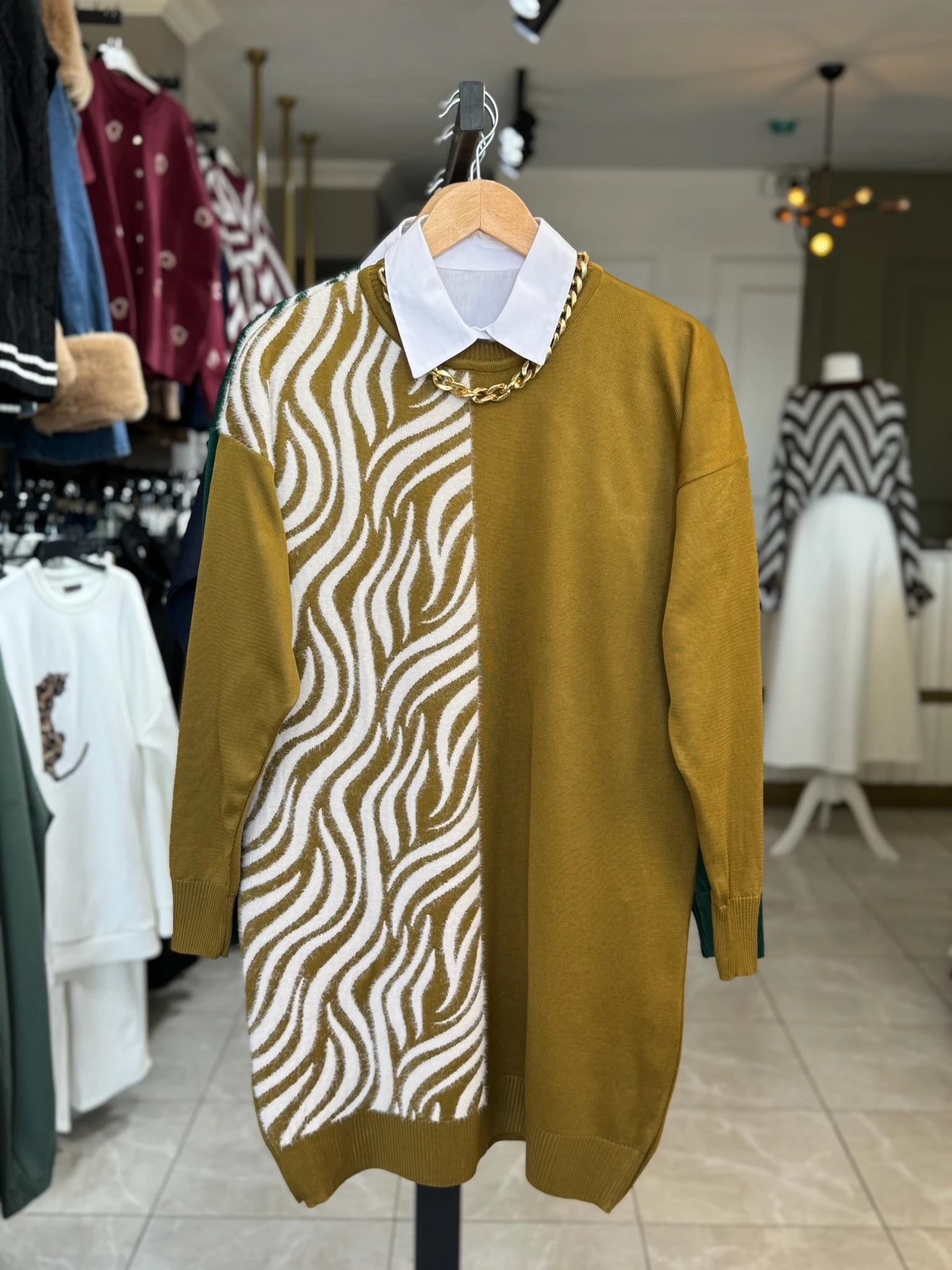 Zerda Tunik Yağ Yeşili 