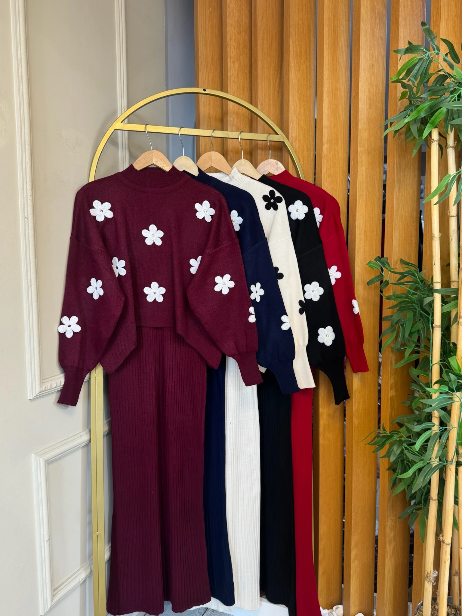 Papatya Takım Bordo 