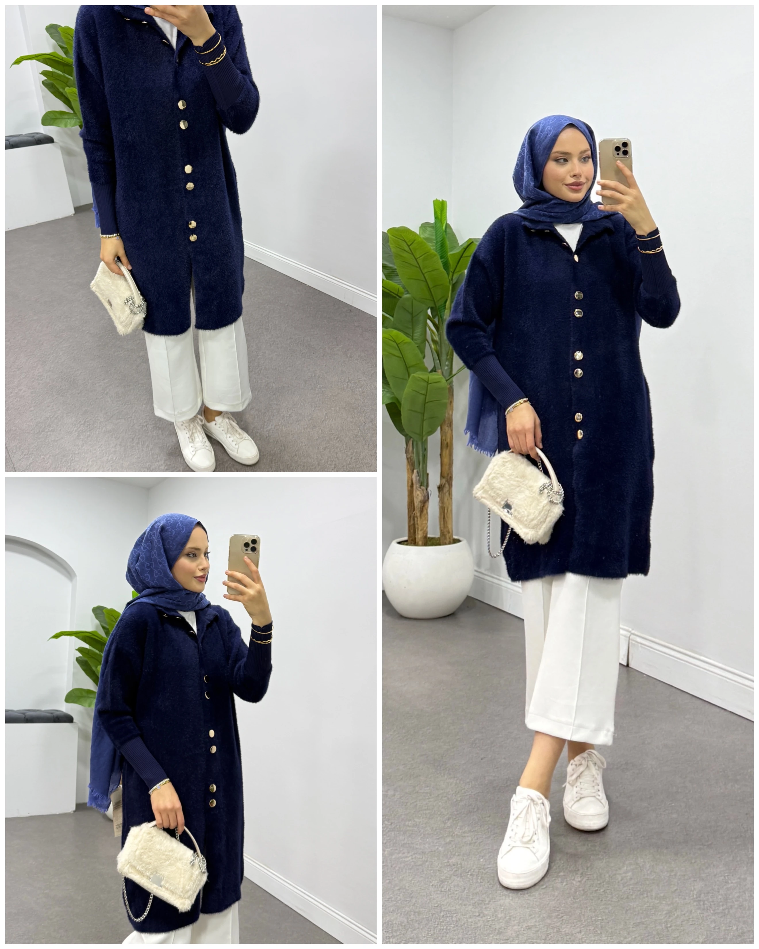 Nuray Ceket Lacivert