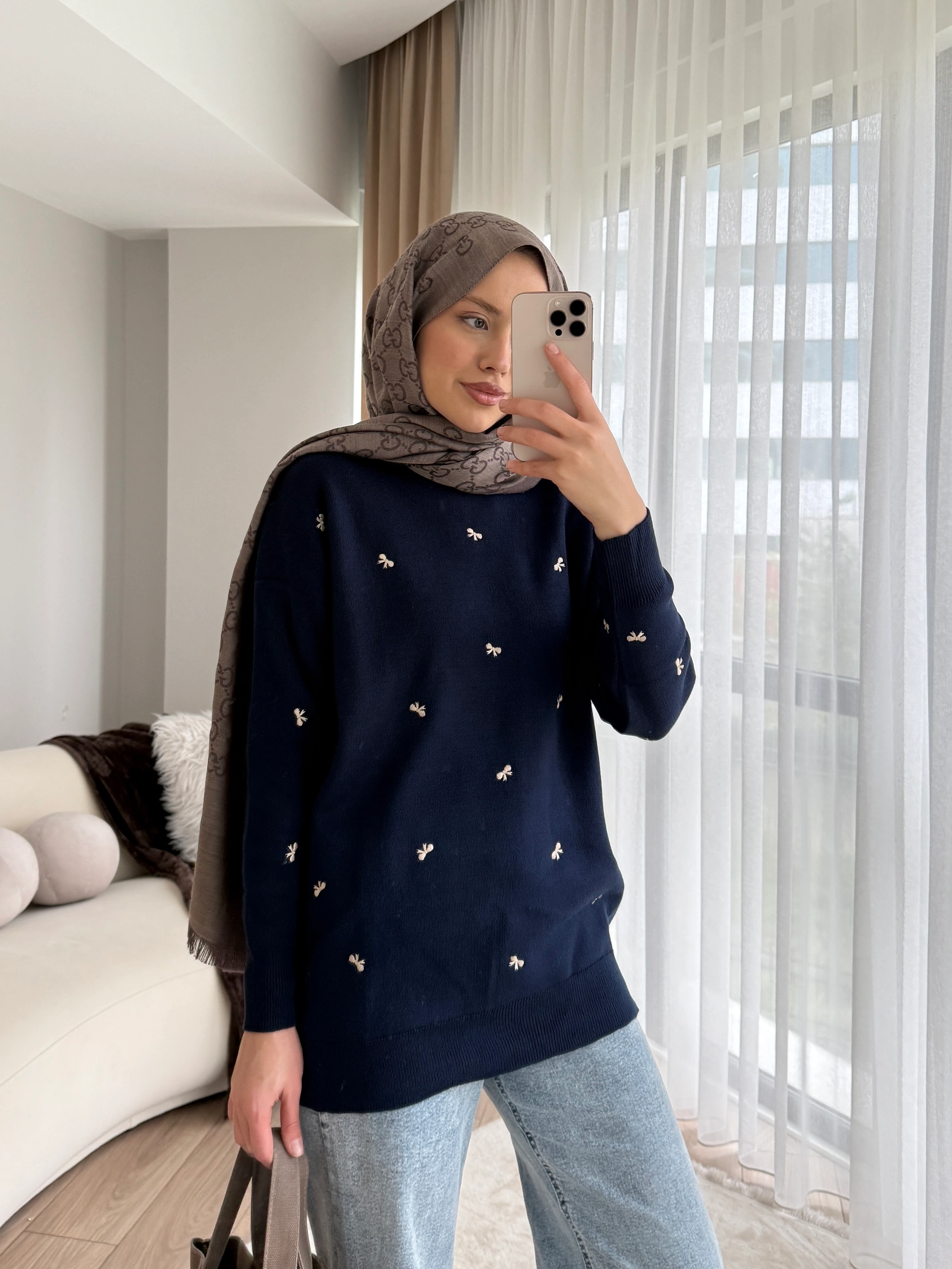 Eylem Tunik Lacivert 