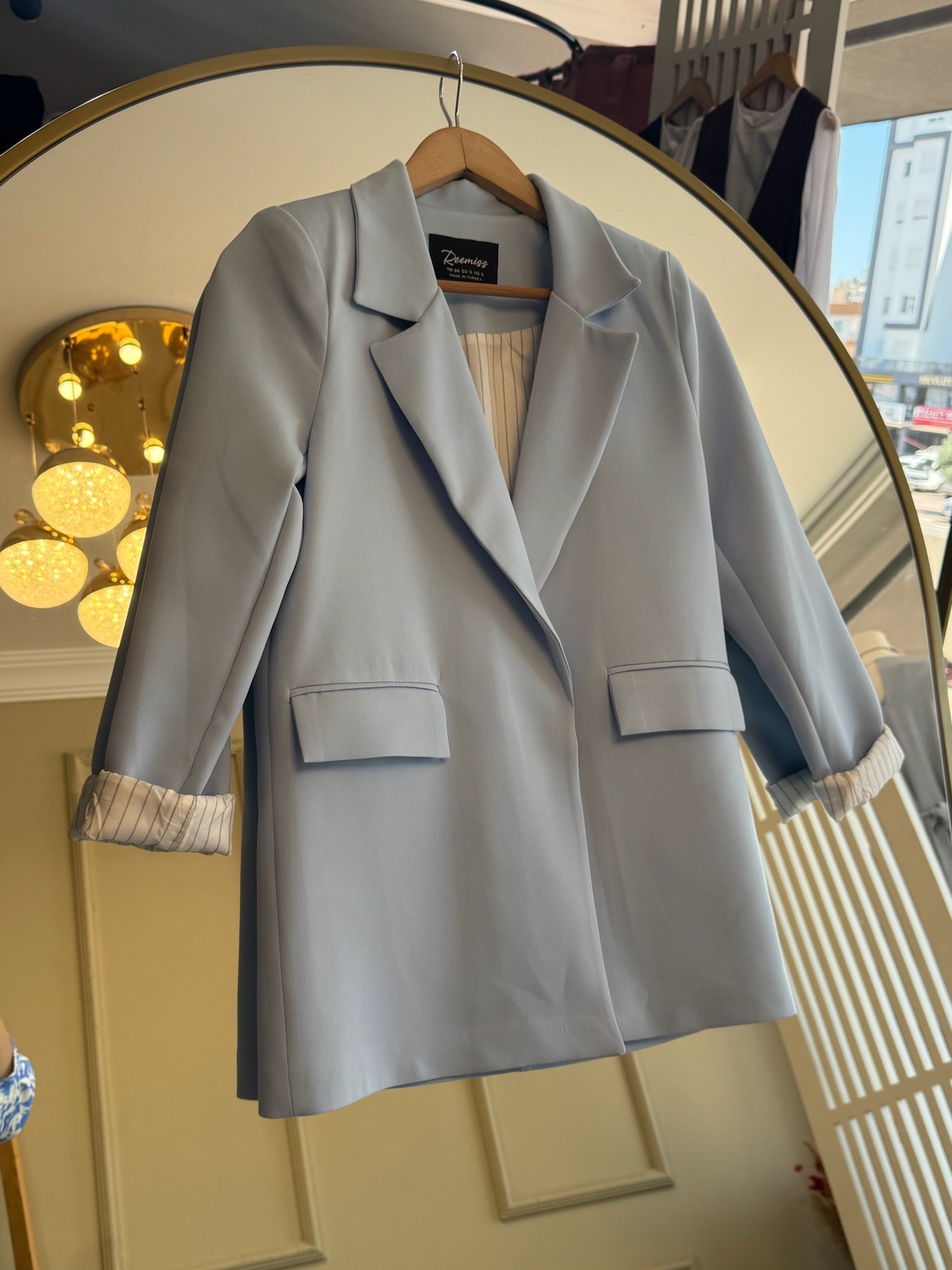 Mavi Blazer Ceket