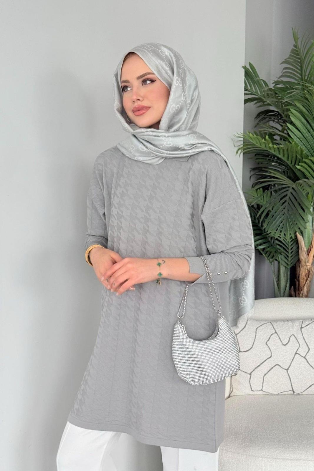 İkra Tunik Gri 