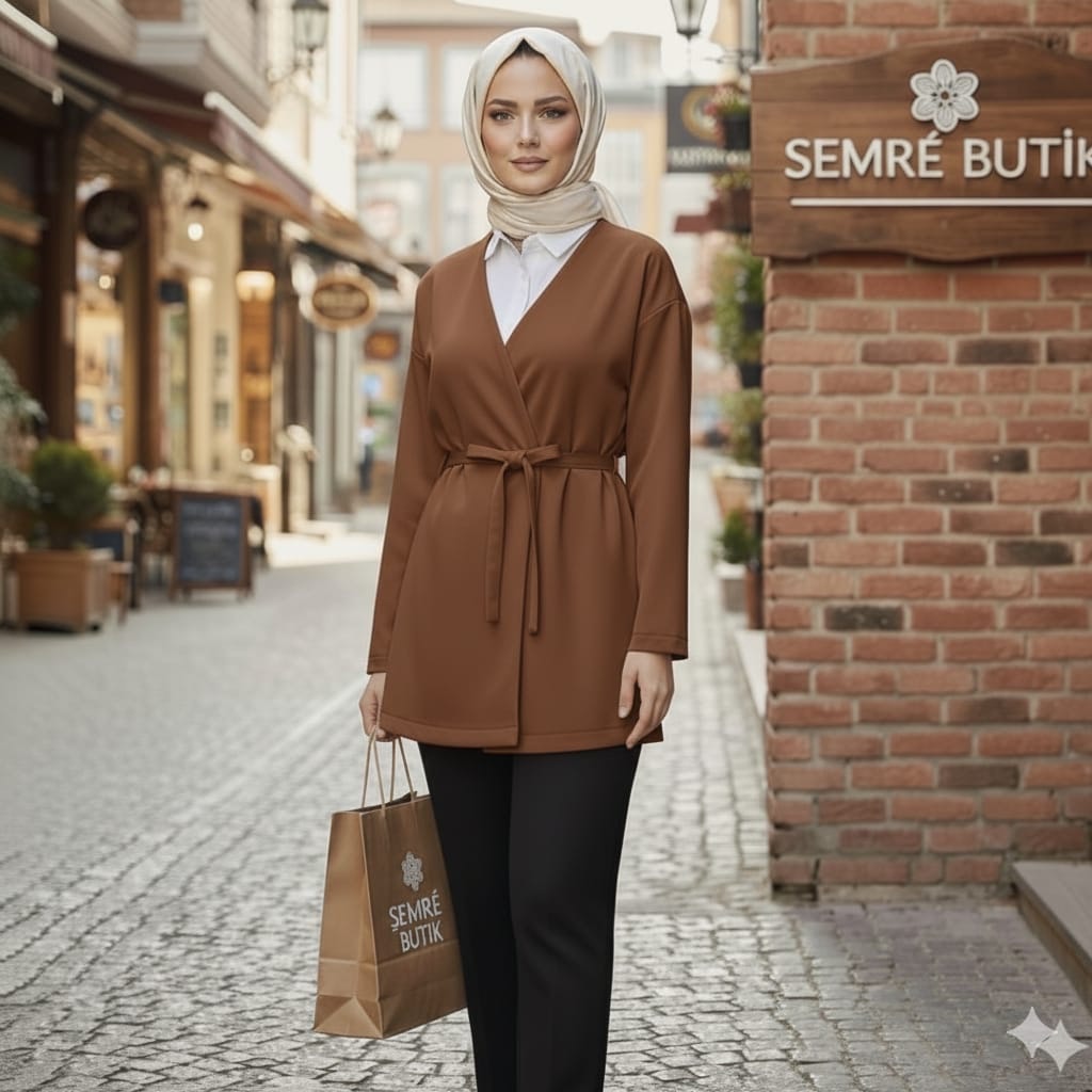 Sümbül Kimona Kahve