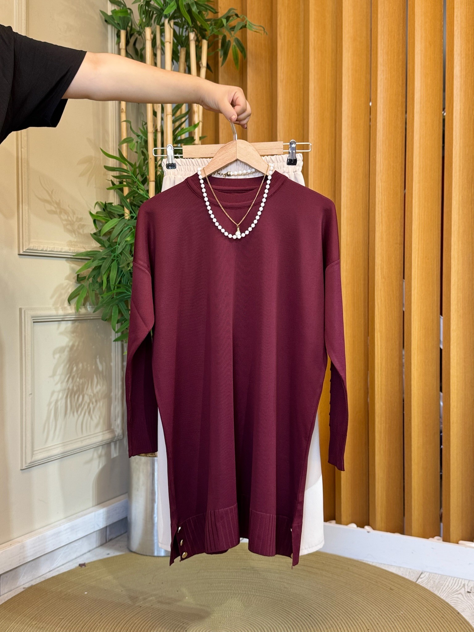 Hayat Tunik Bordo
