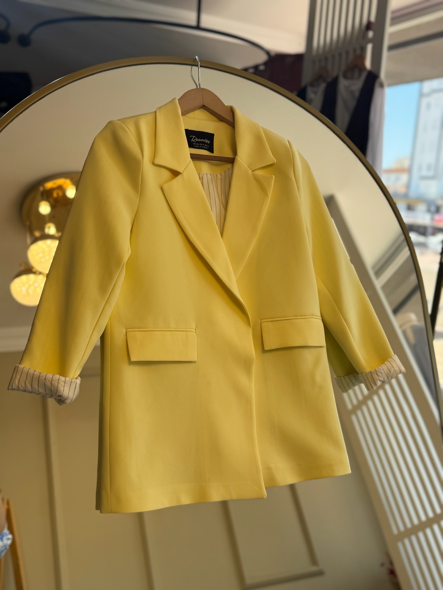 Sarı Blazer Ceket