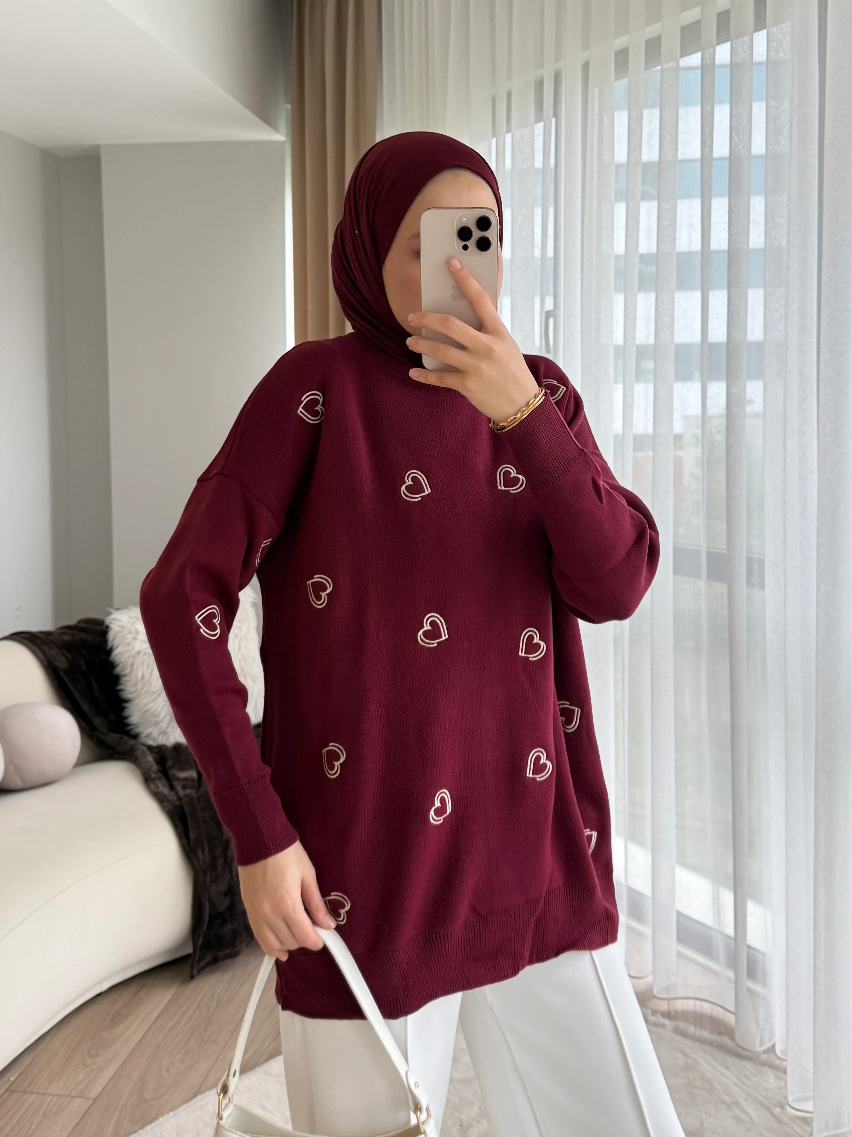 Nare Tunik Bordo 