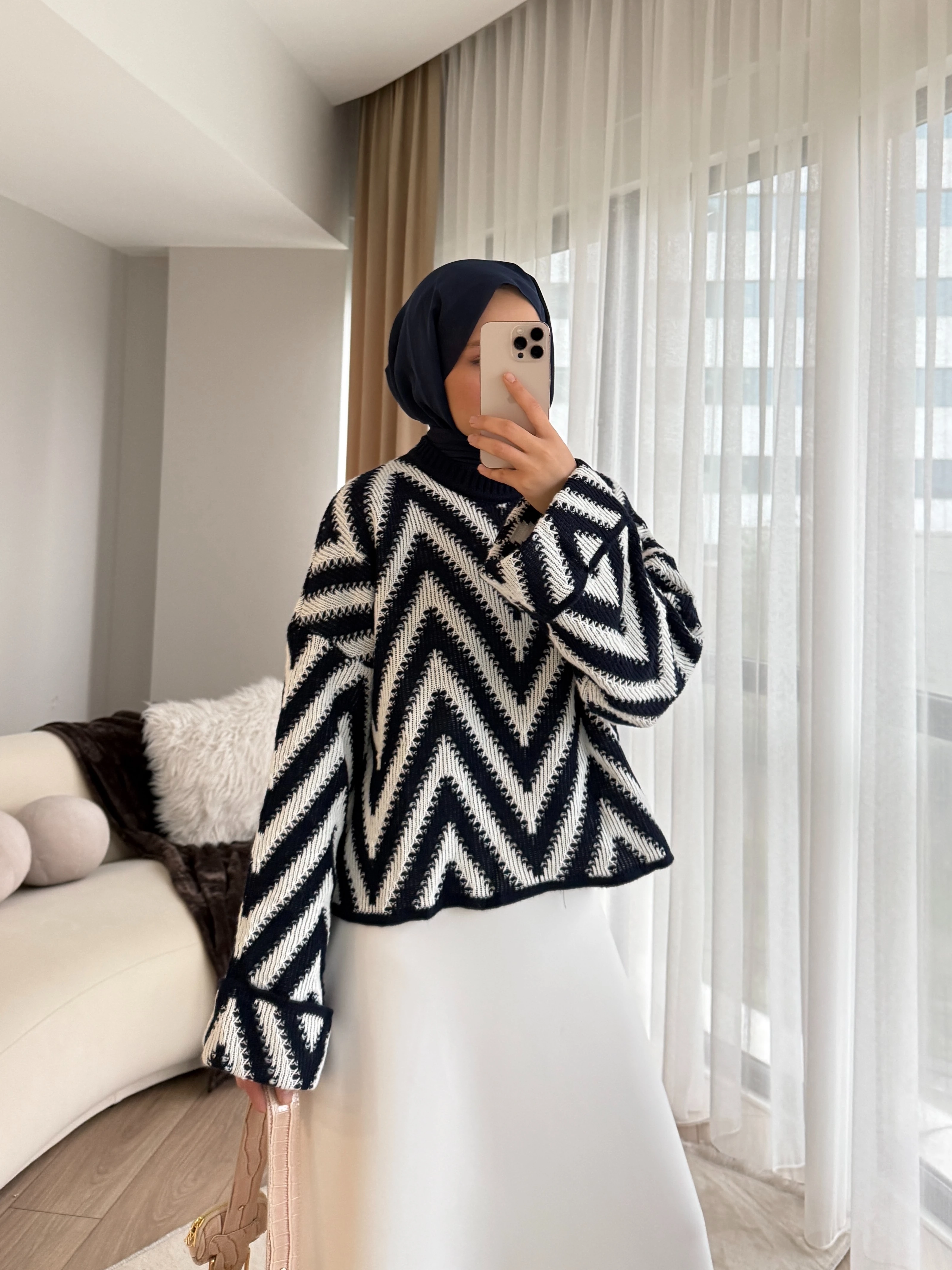 Zambak Kazak Lacivert 