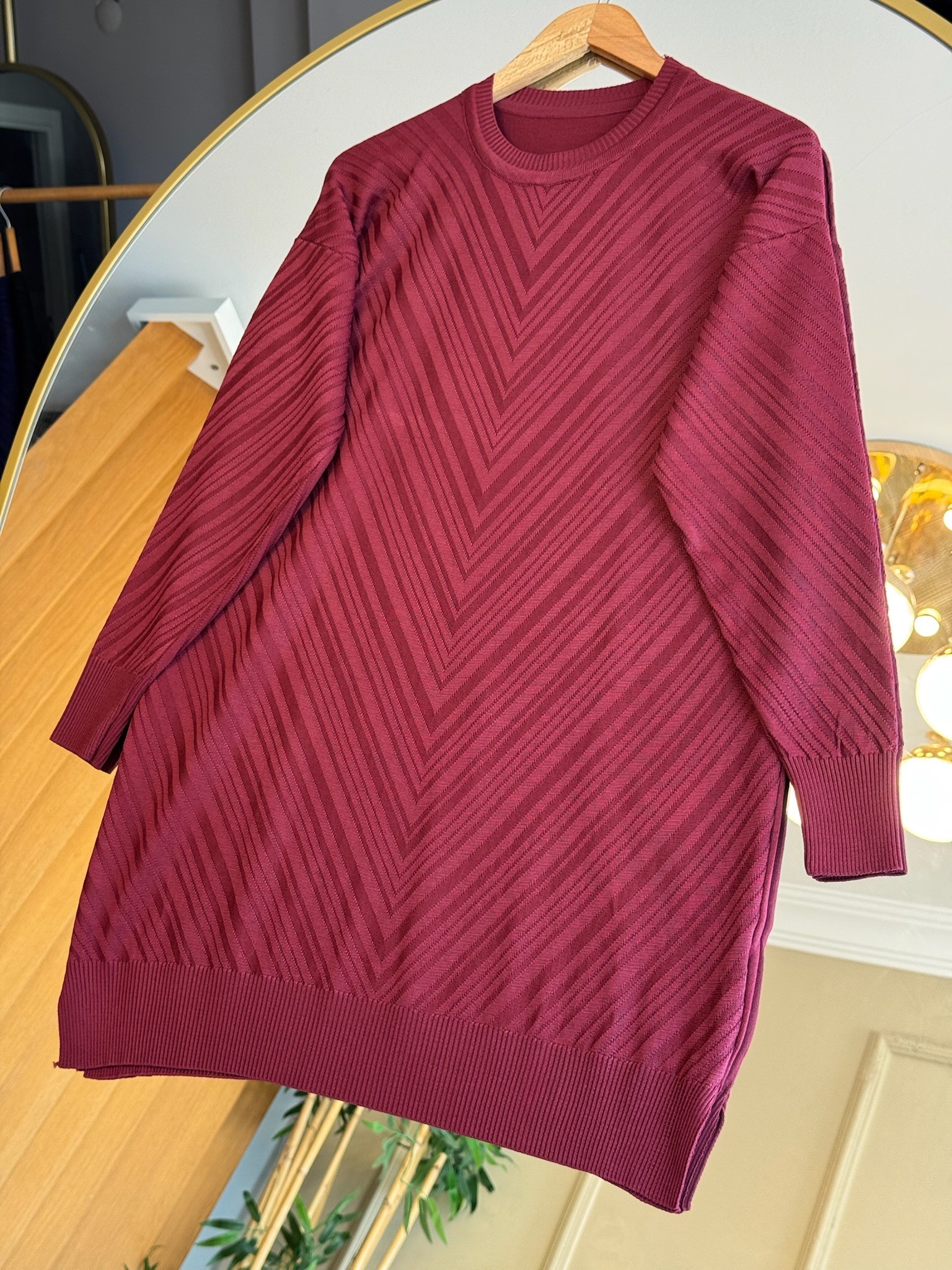 Sude Tunik Bordo 
