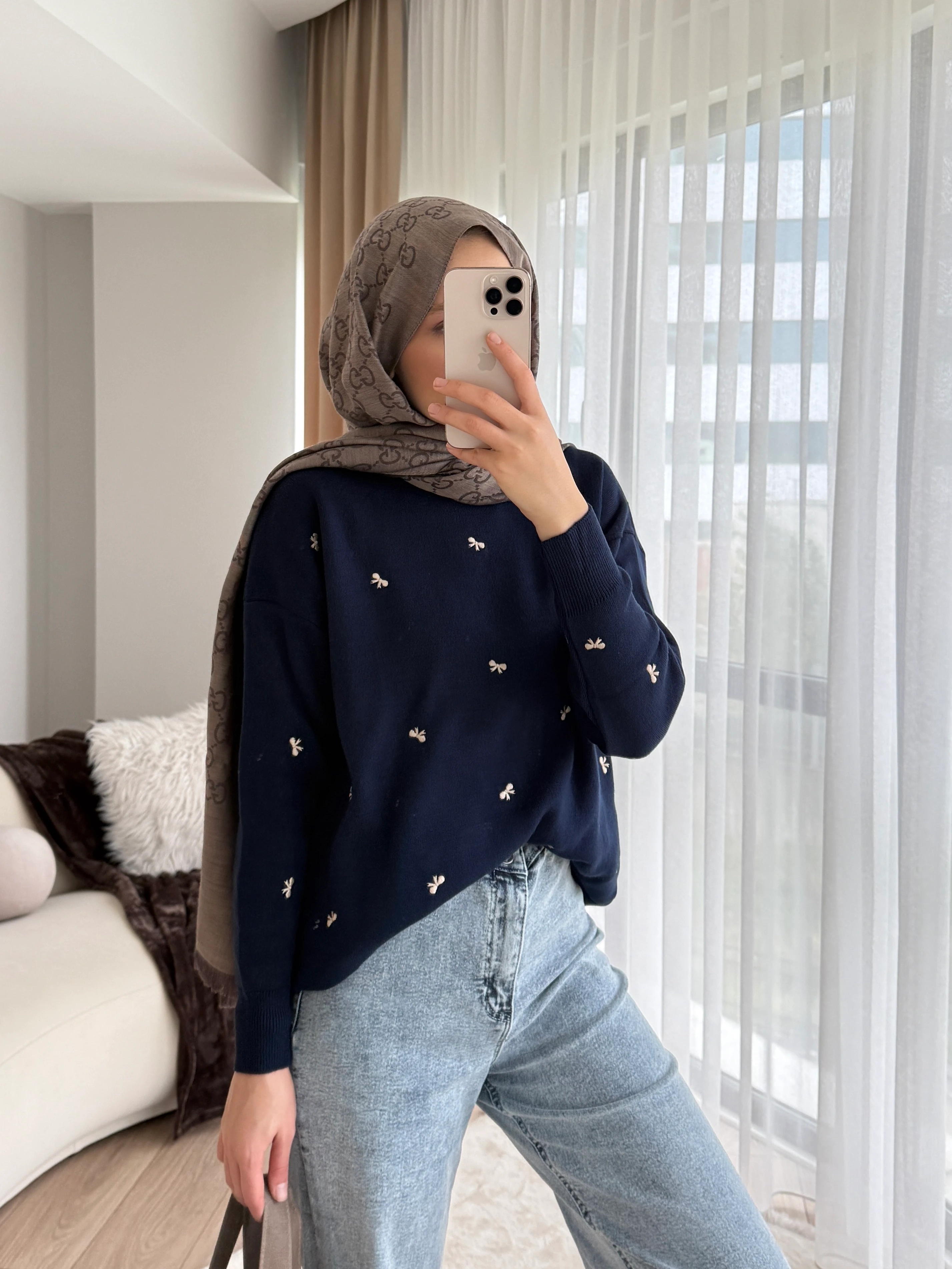 Eylem Tunik Lacivert 