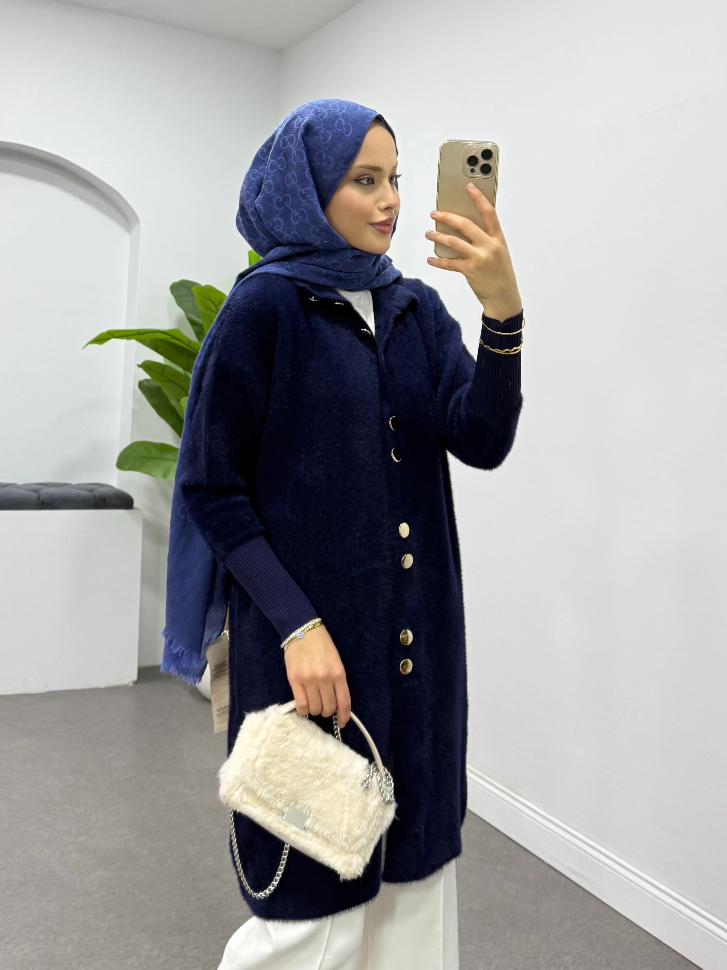 Nuray Ceket Lacivert