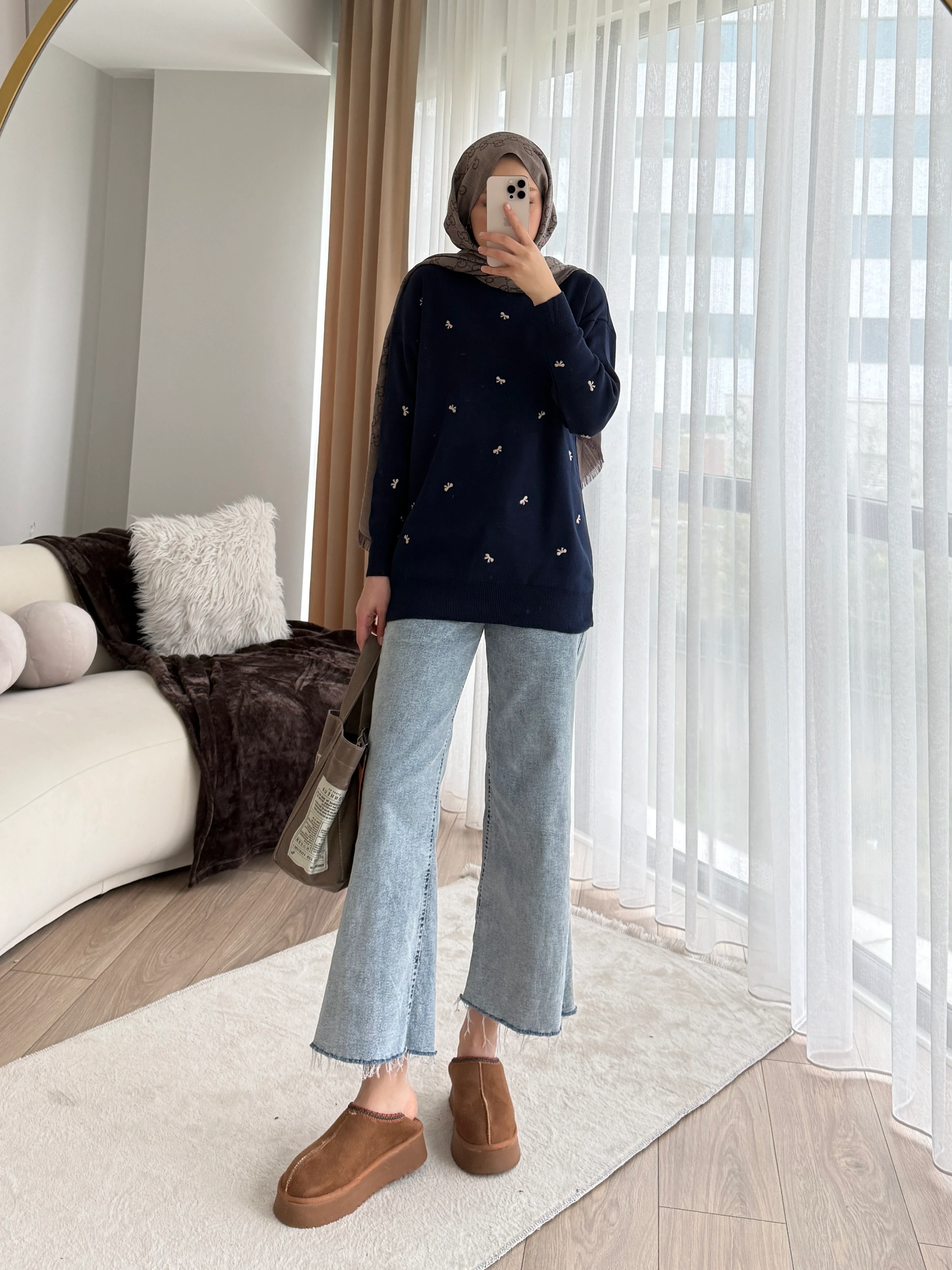 Eylem Tunik Lacivert 