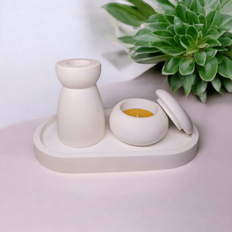 Beton 3'lü Piyon Set