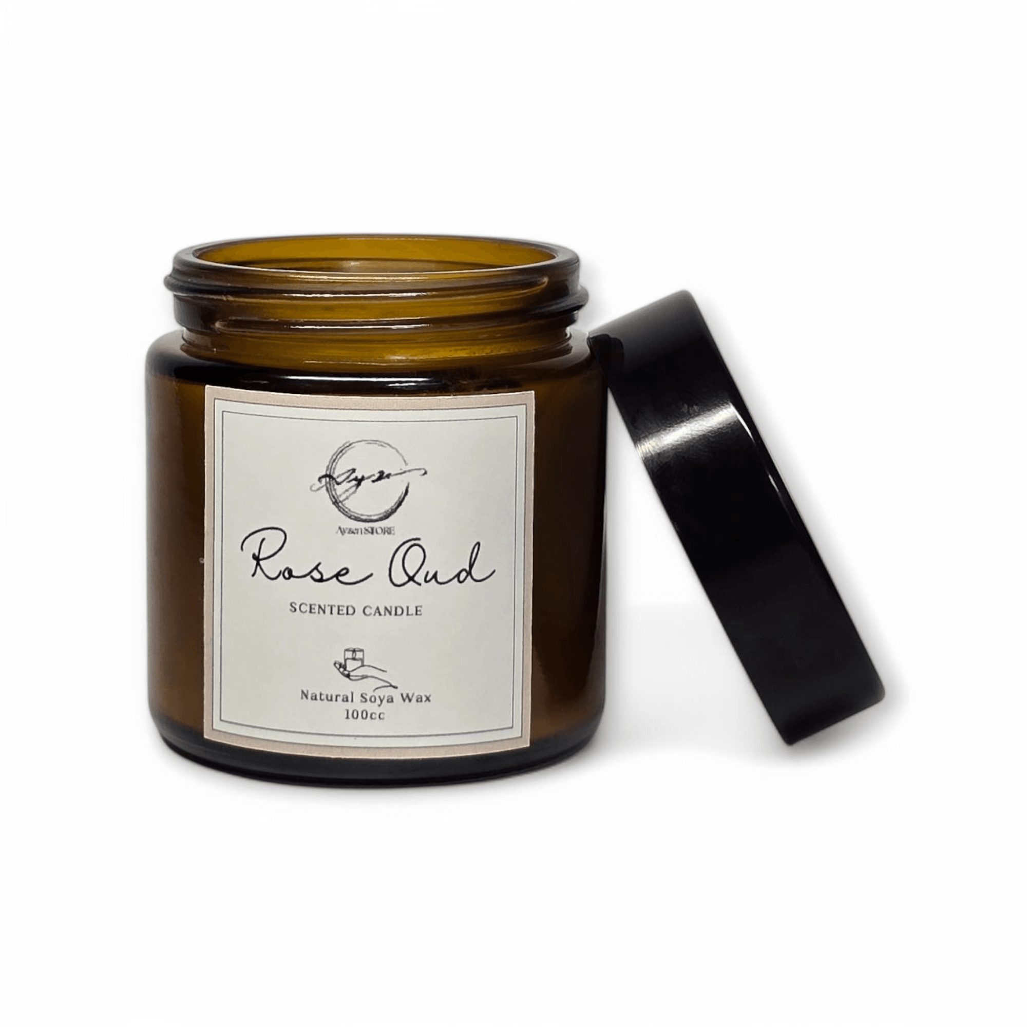 Rose Oud Soya Wax mum-100 cc