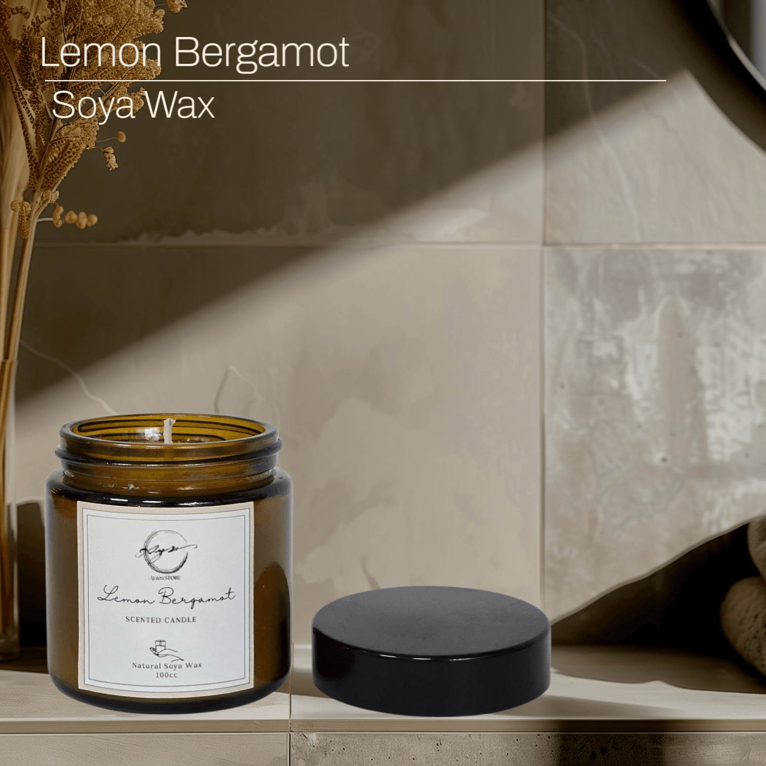 Lemon Bergamot Soya Wax Mum- 100 cc