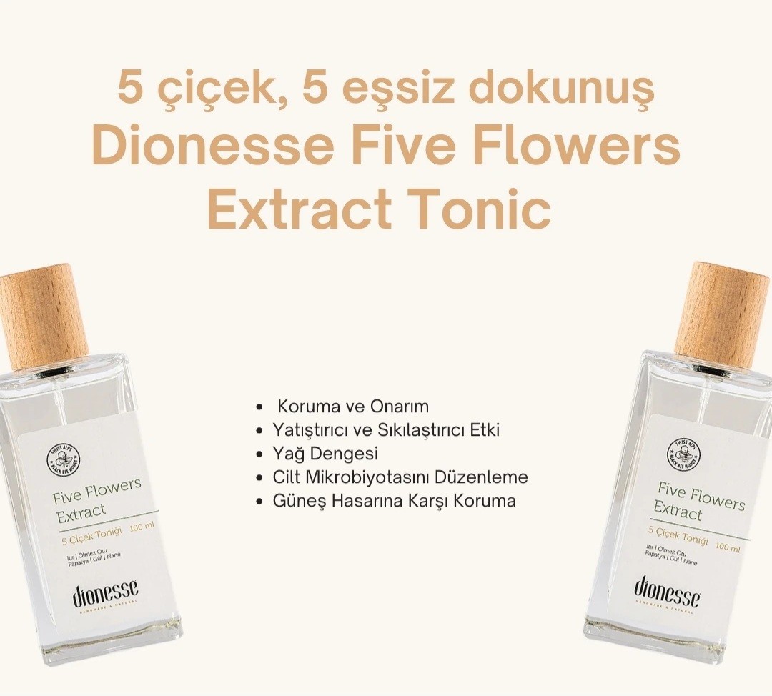 5 Çiçek Black Bee Detoks Yüz Toniği 100 ml | Siyah Arı Balı ile Cilt Sıkılaştırıcı ve Yatıştırıcı Tonik | Tüm Cilt Tipleri İçin Doğal Bakım